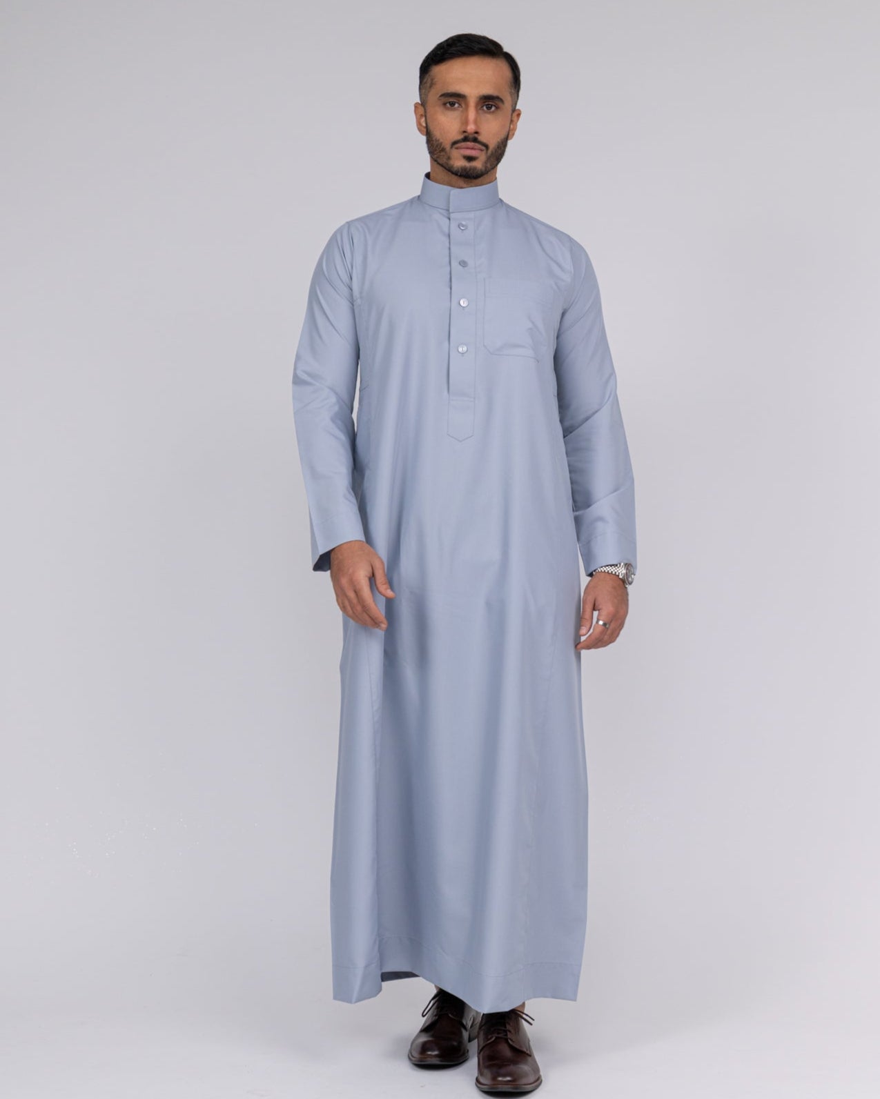 Silver Al-Aseel Thobe