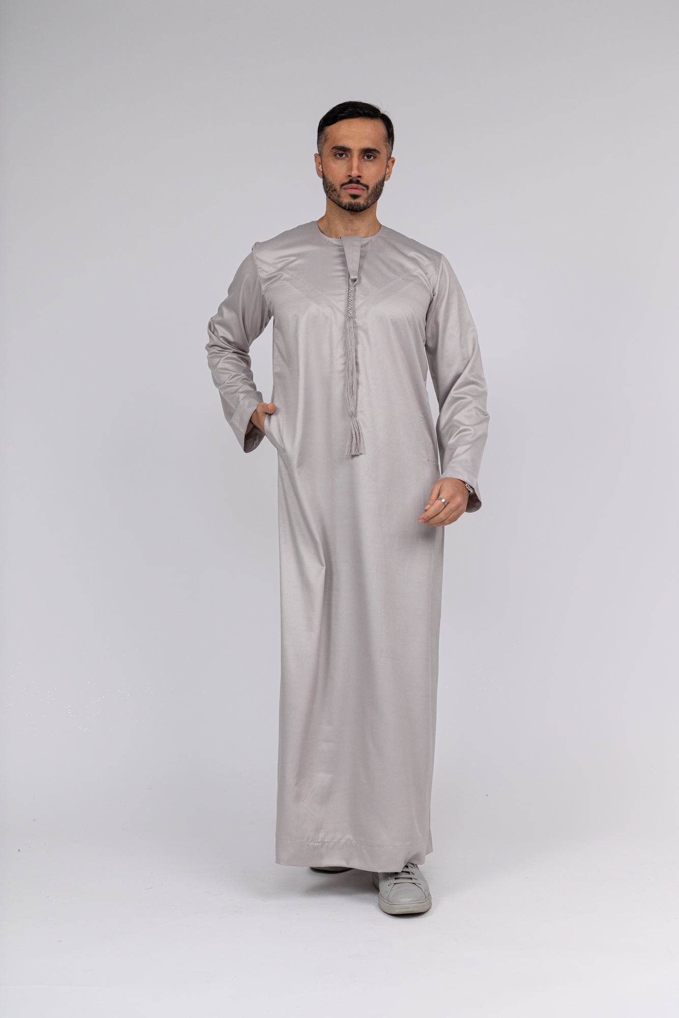 Stone Beige Emirati Thobe
