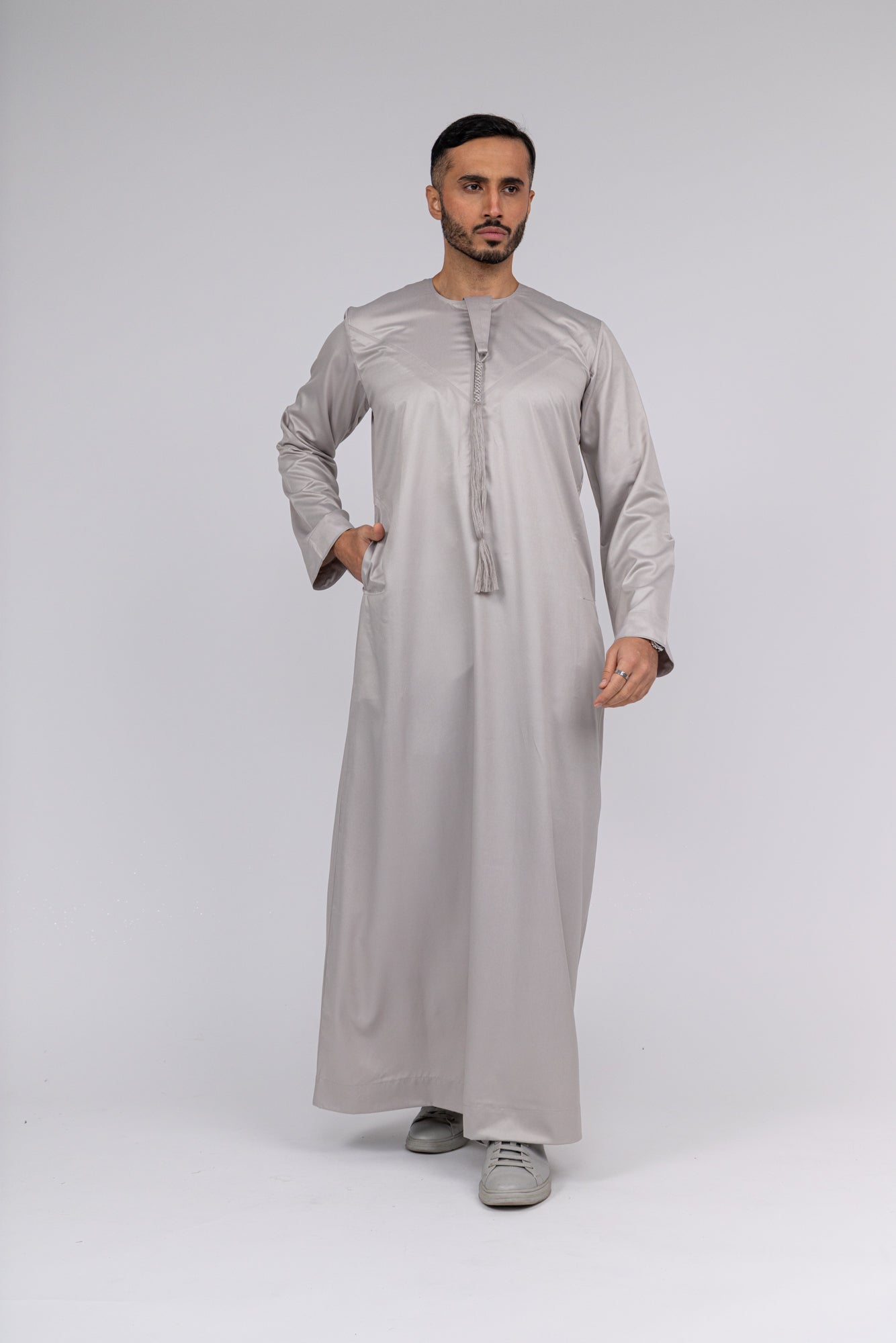 Stone Beige Emirati Thobe
