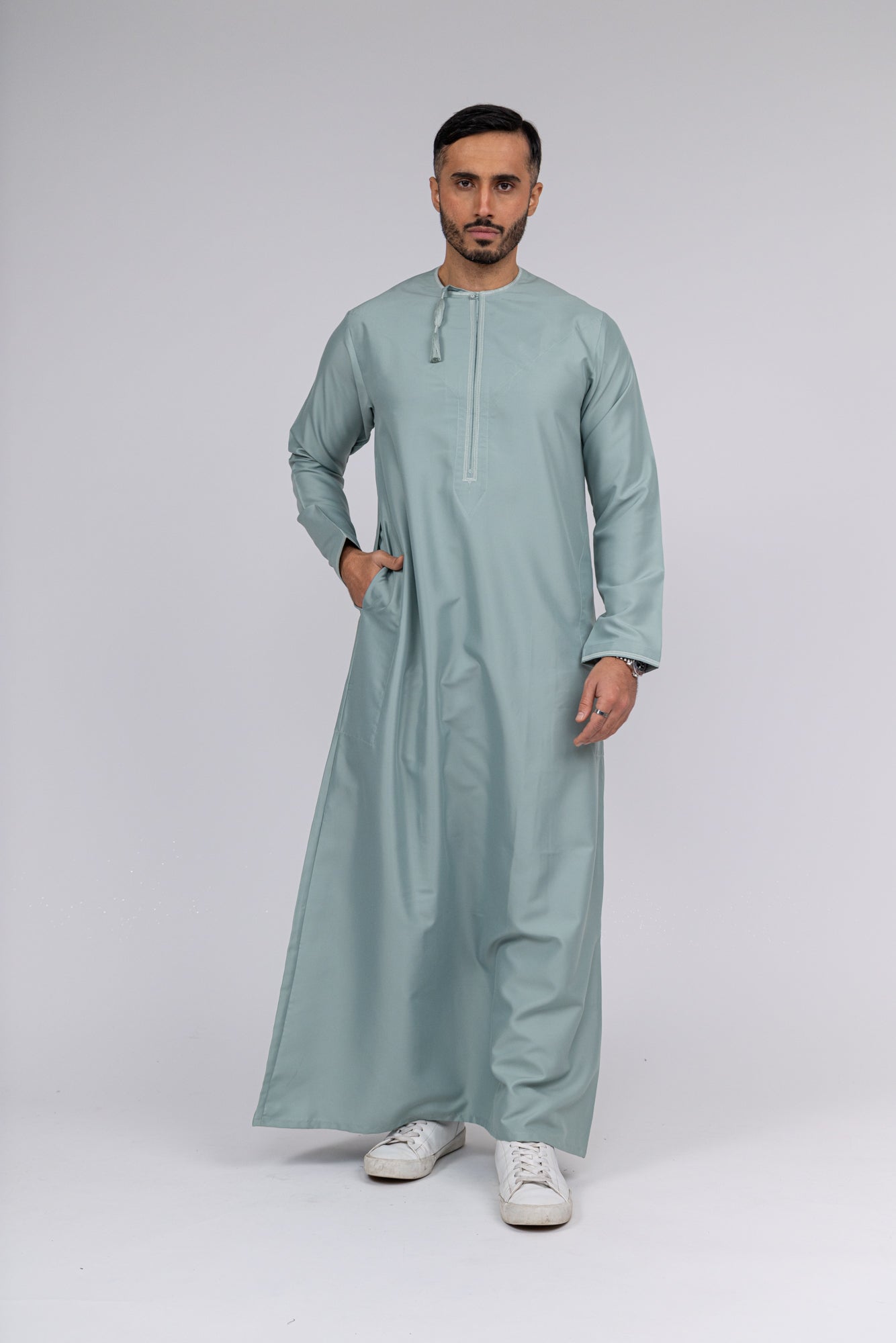 Mint Green Omani Thobe