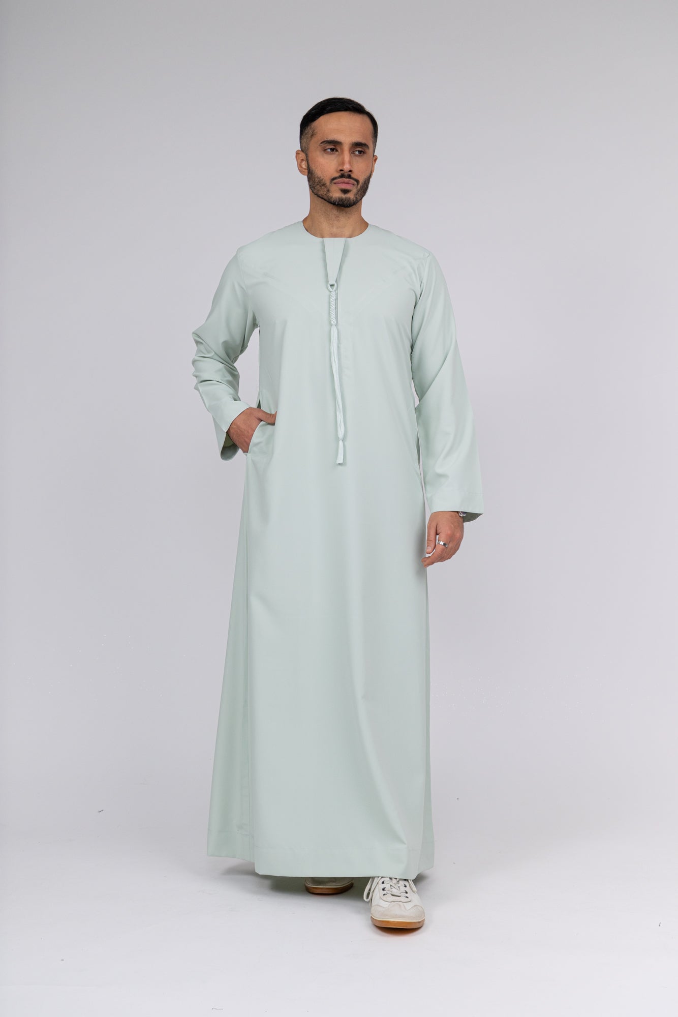 Classic Sage Green Emirati Thobe