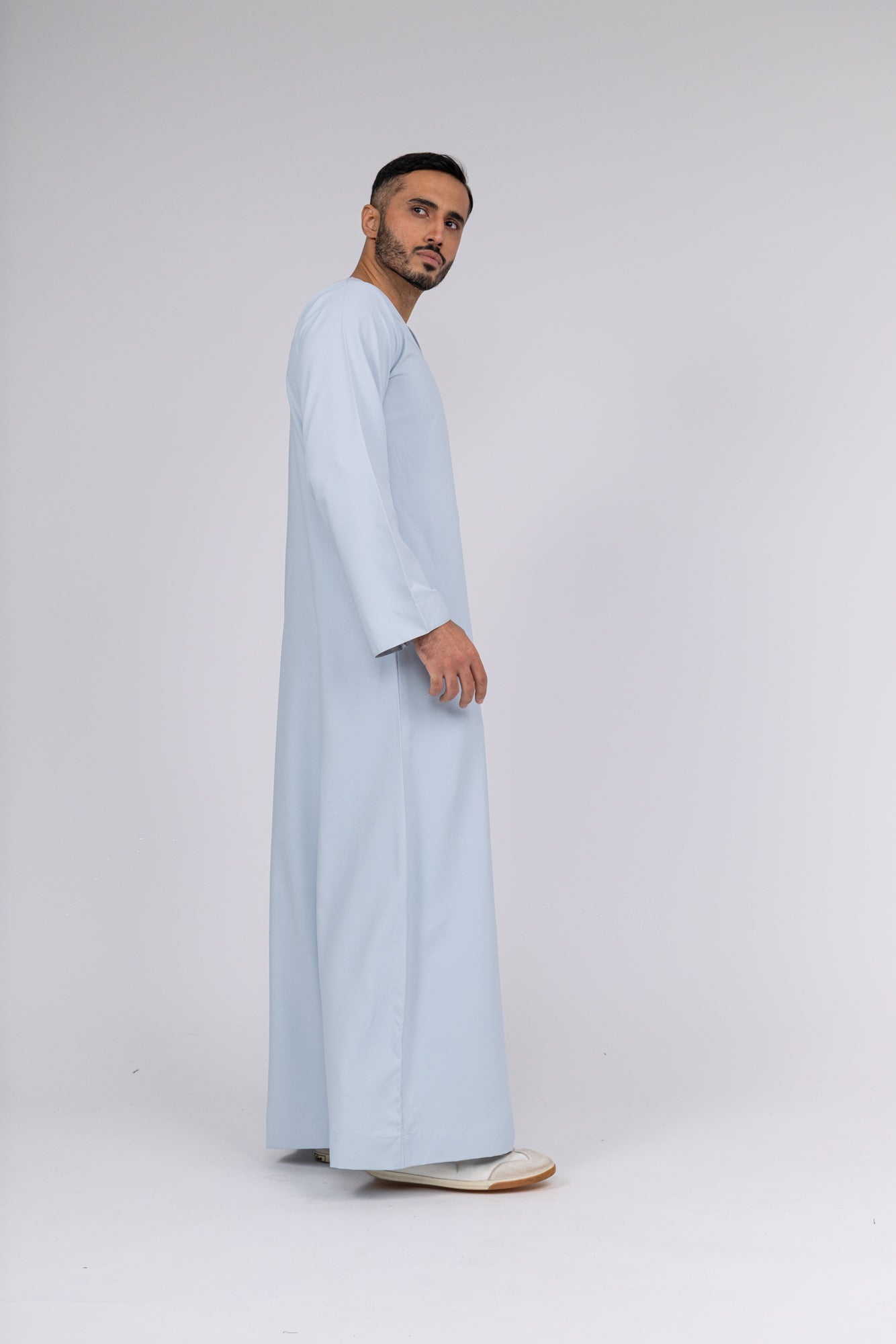 Classic Ice Blue Emirati Thobe