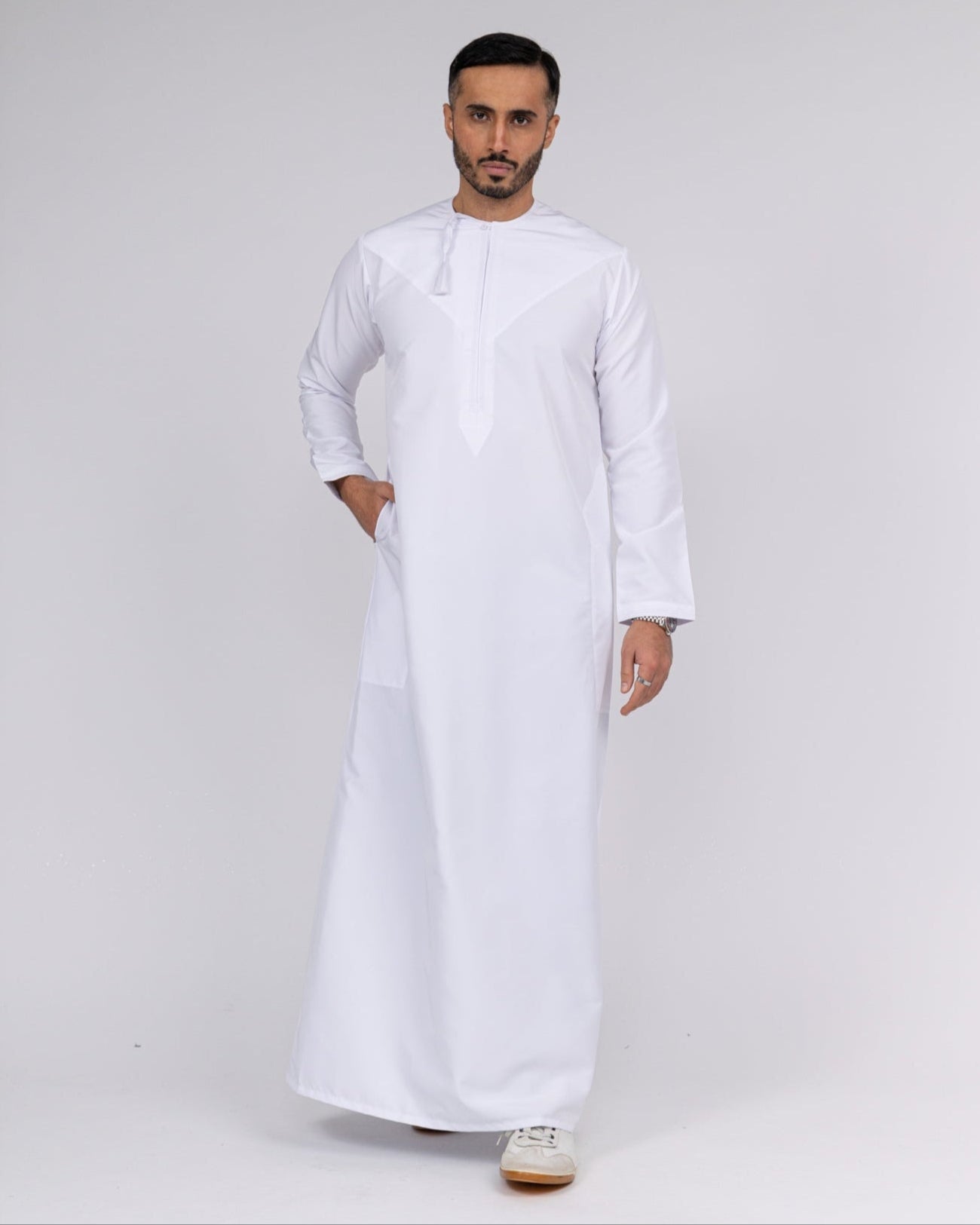 White Omani Thobe