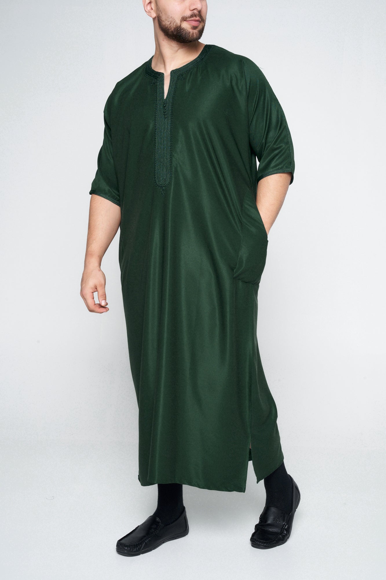 Green Moroccan Thobe