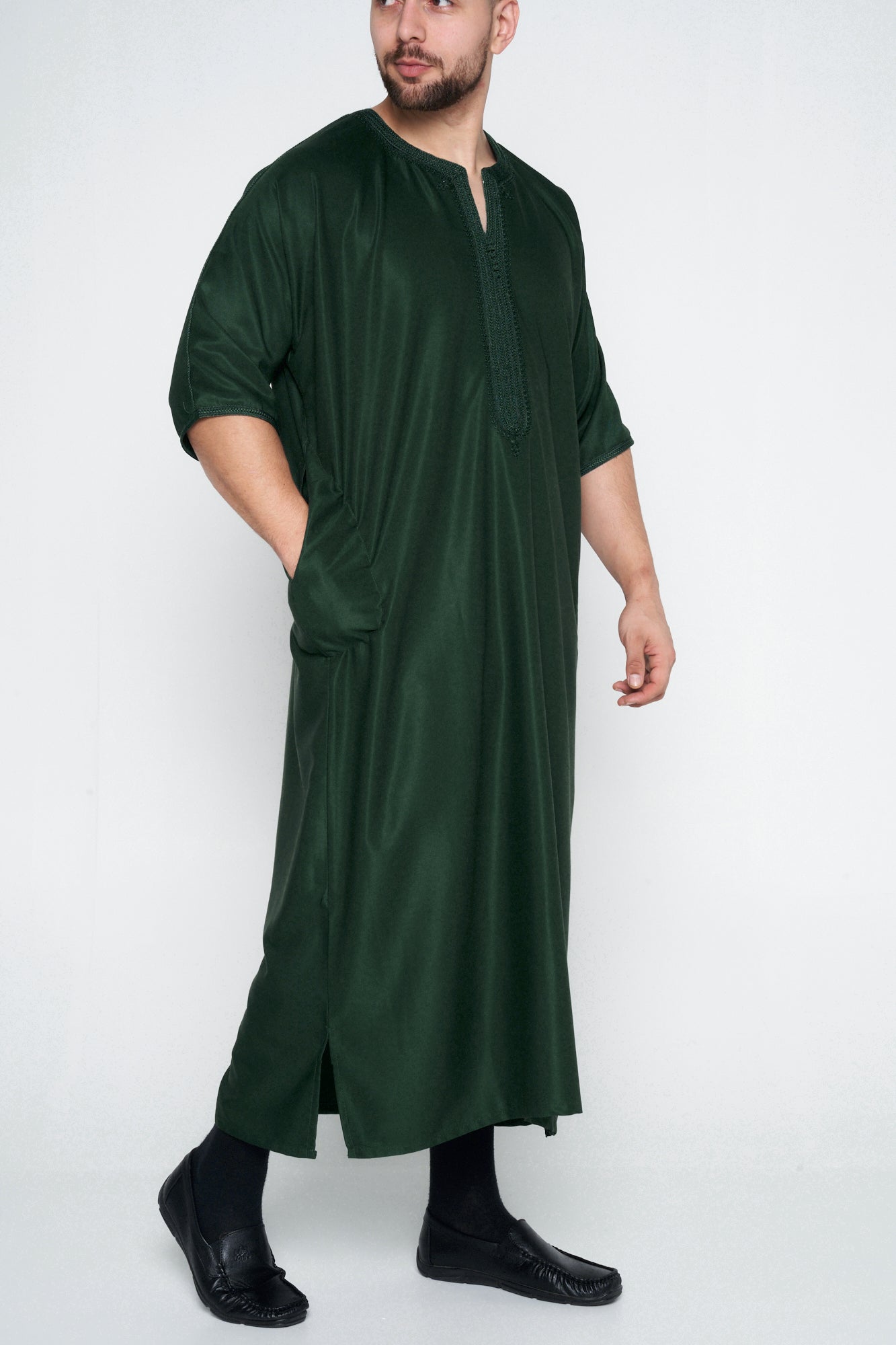 Green Moroccan Thobe