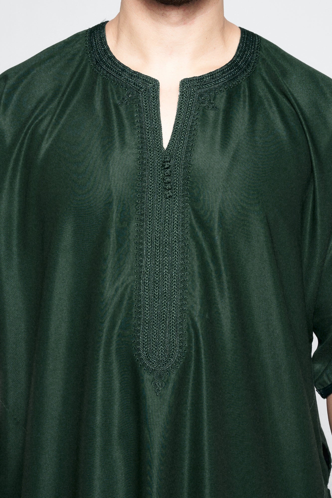 Green Moroccan Thobe