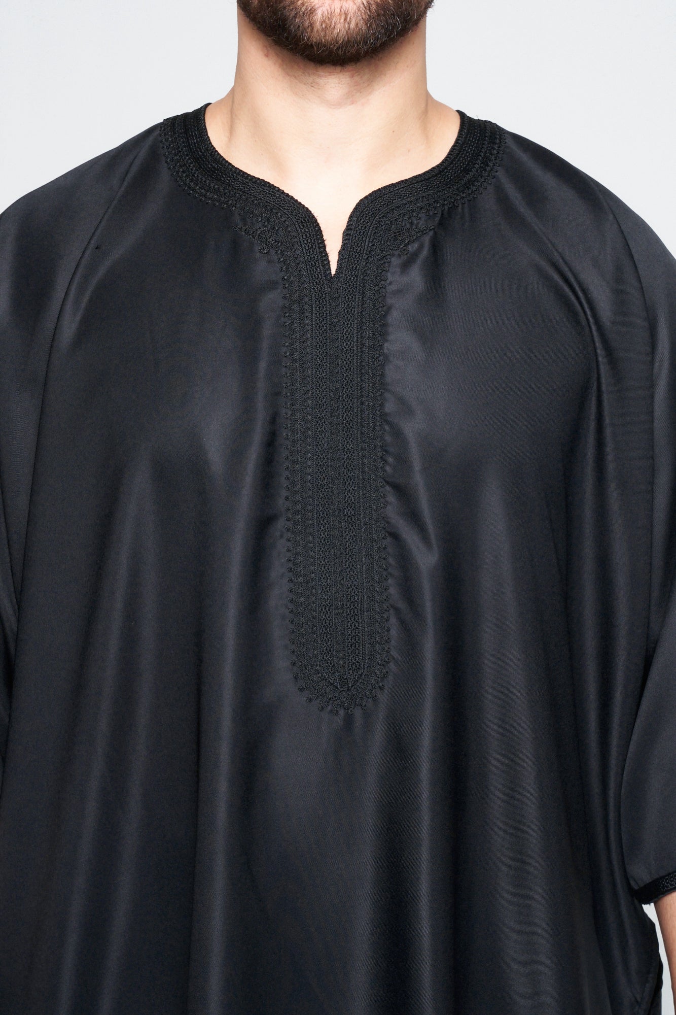 Black Moroccan Thobe