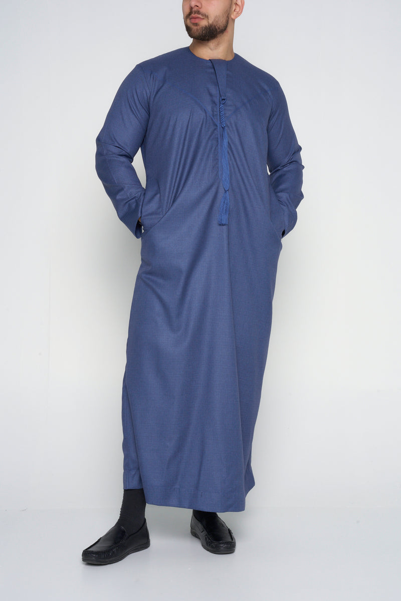 Premium Royal Blue Emirati Thobe