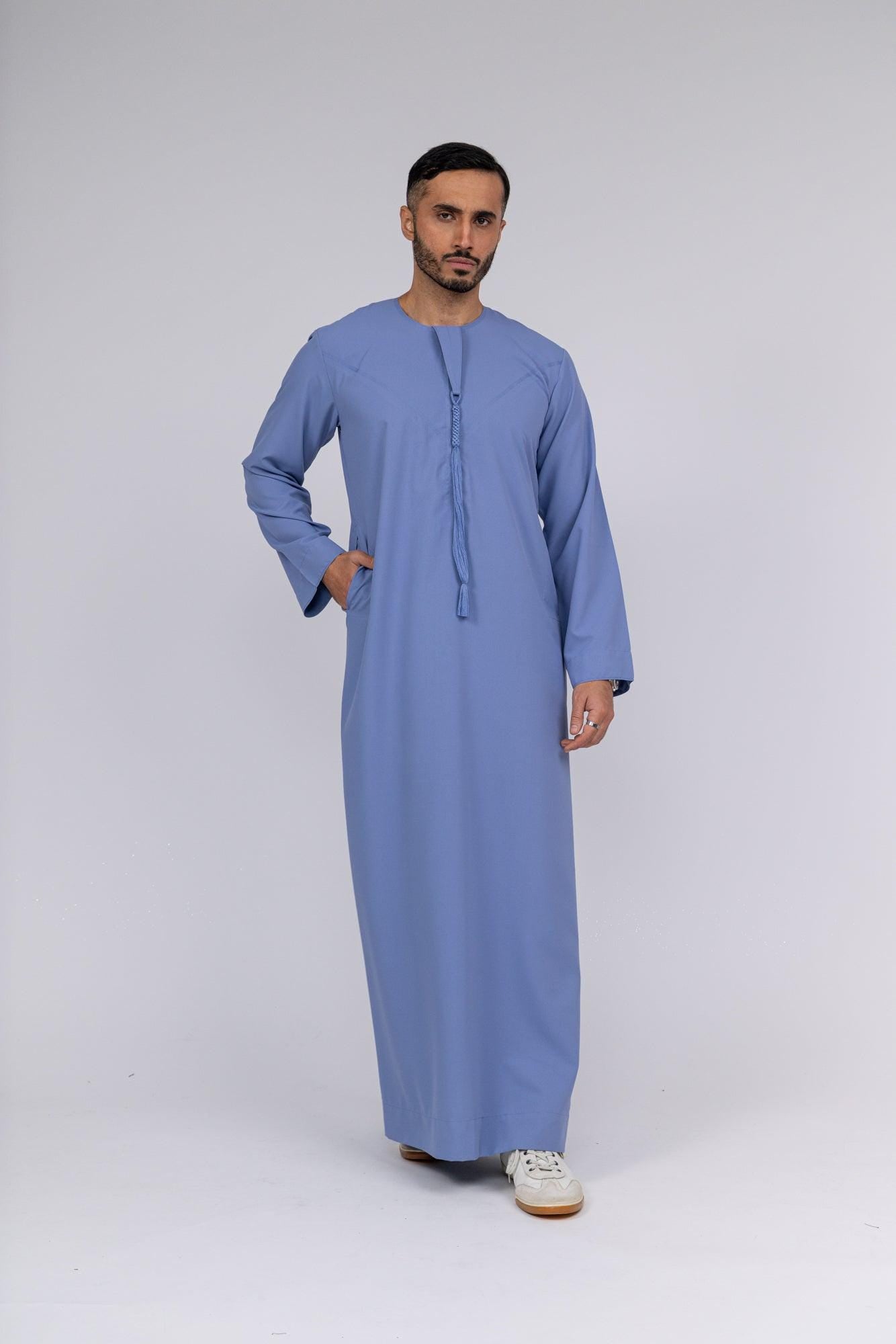 Classic Blue Emirati Thobe