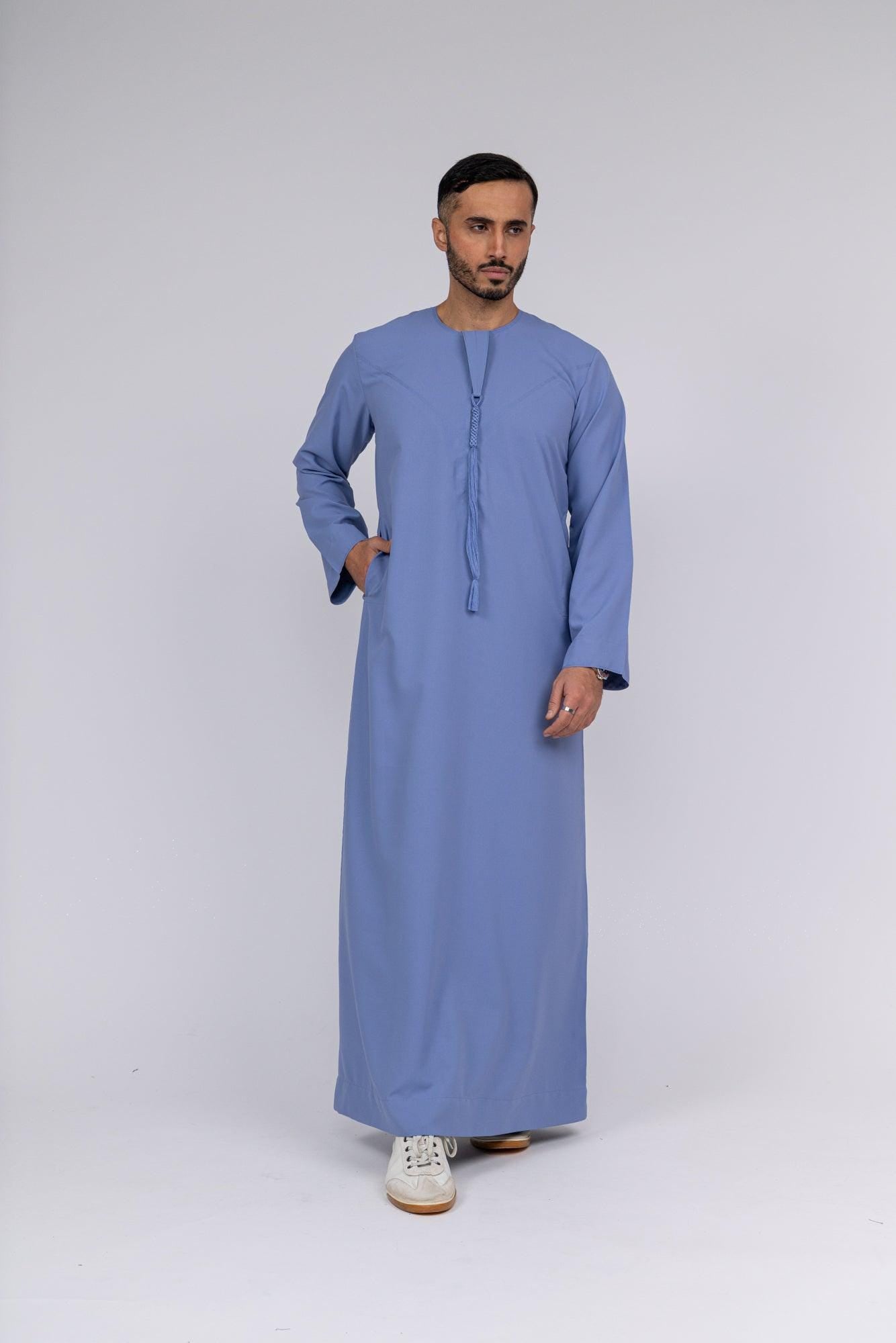 Classic Blue Emirati Thobe
