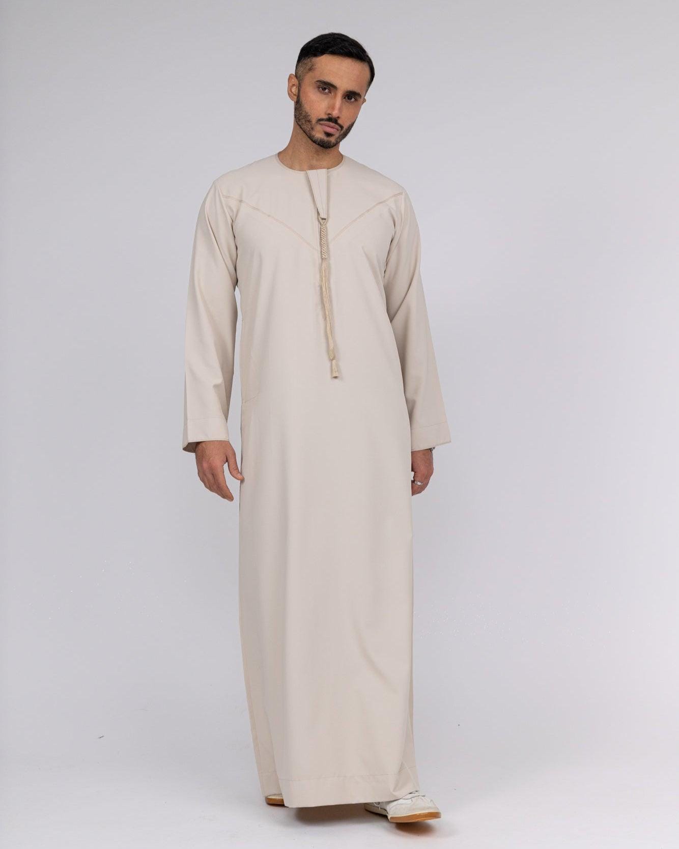 Classic Beige Emirati Thobe