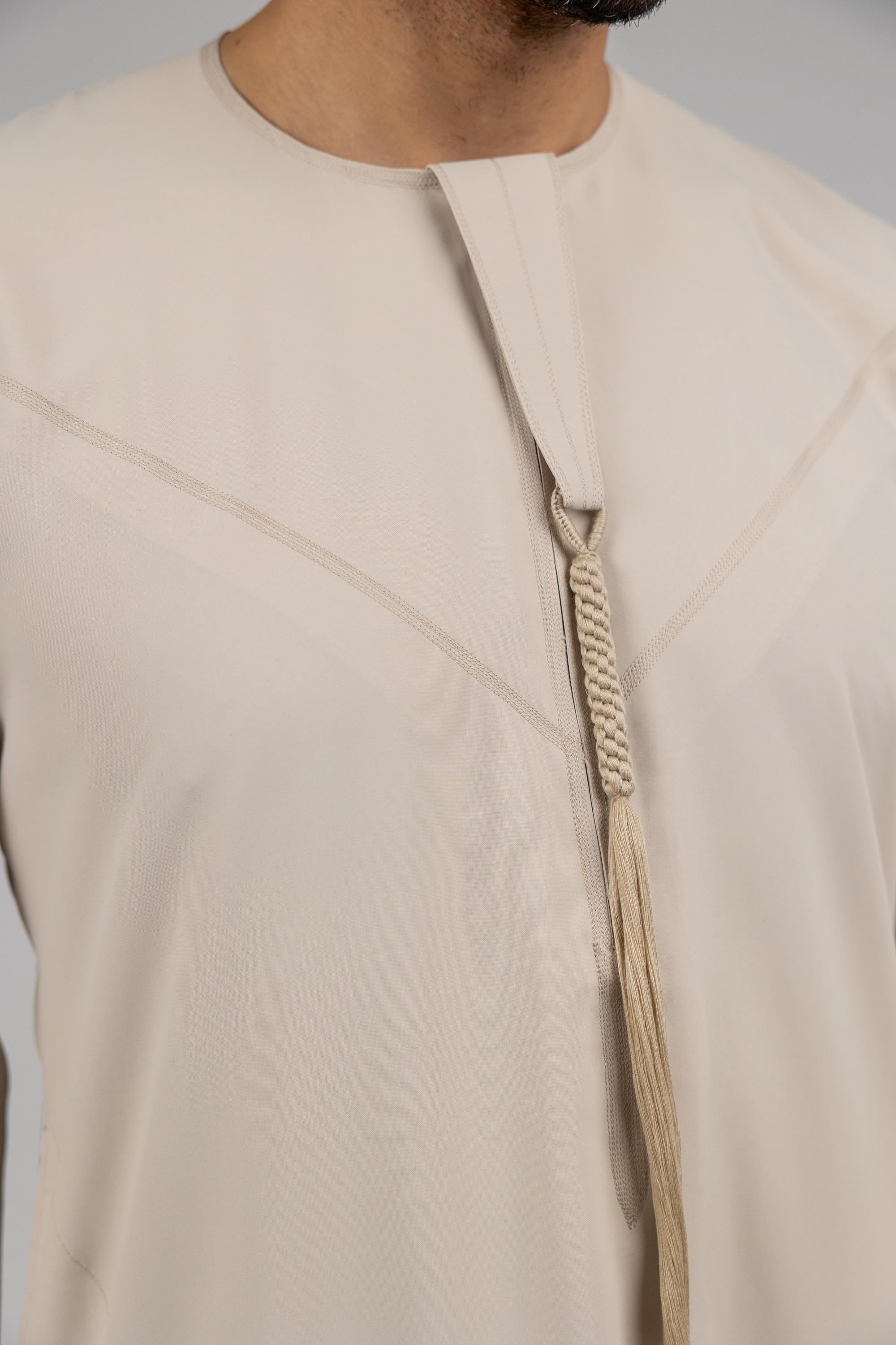 Classic Beige Emirati Thobe