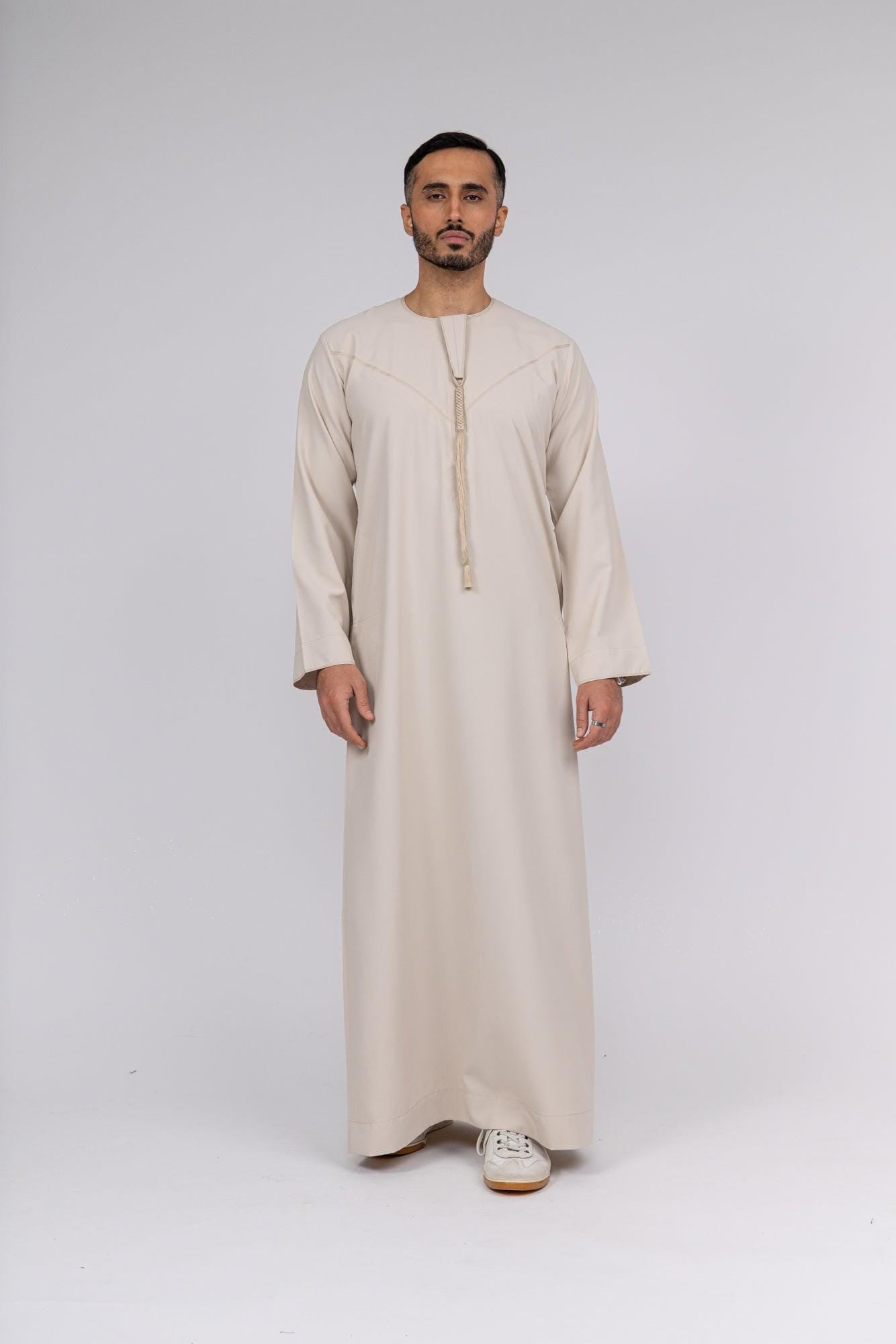 Classic Beige Emirati Thobe