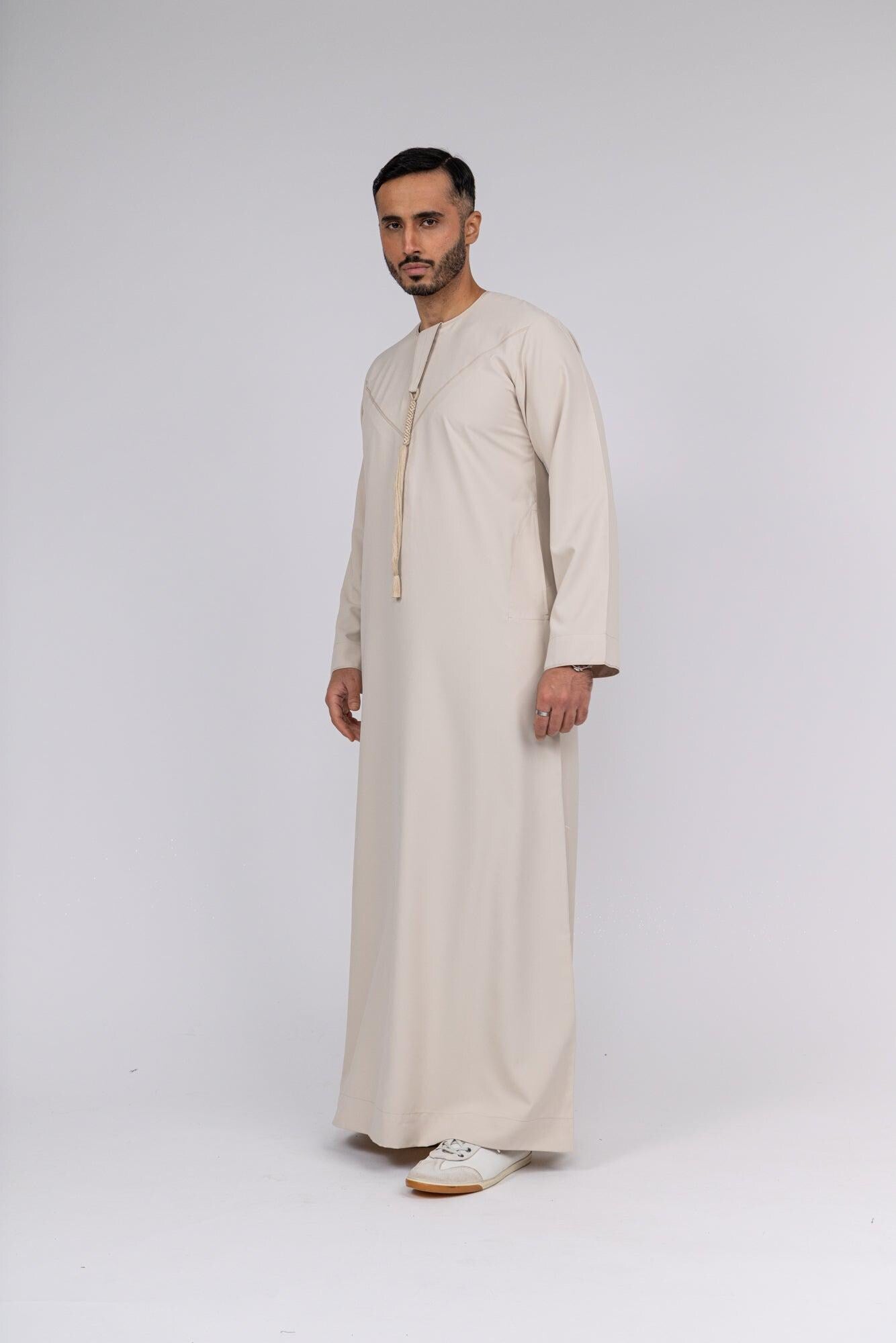 Classic Beige Emirati Thobe