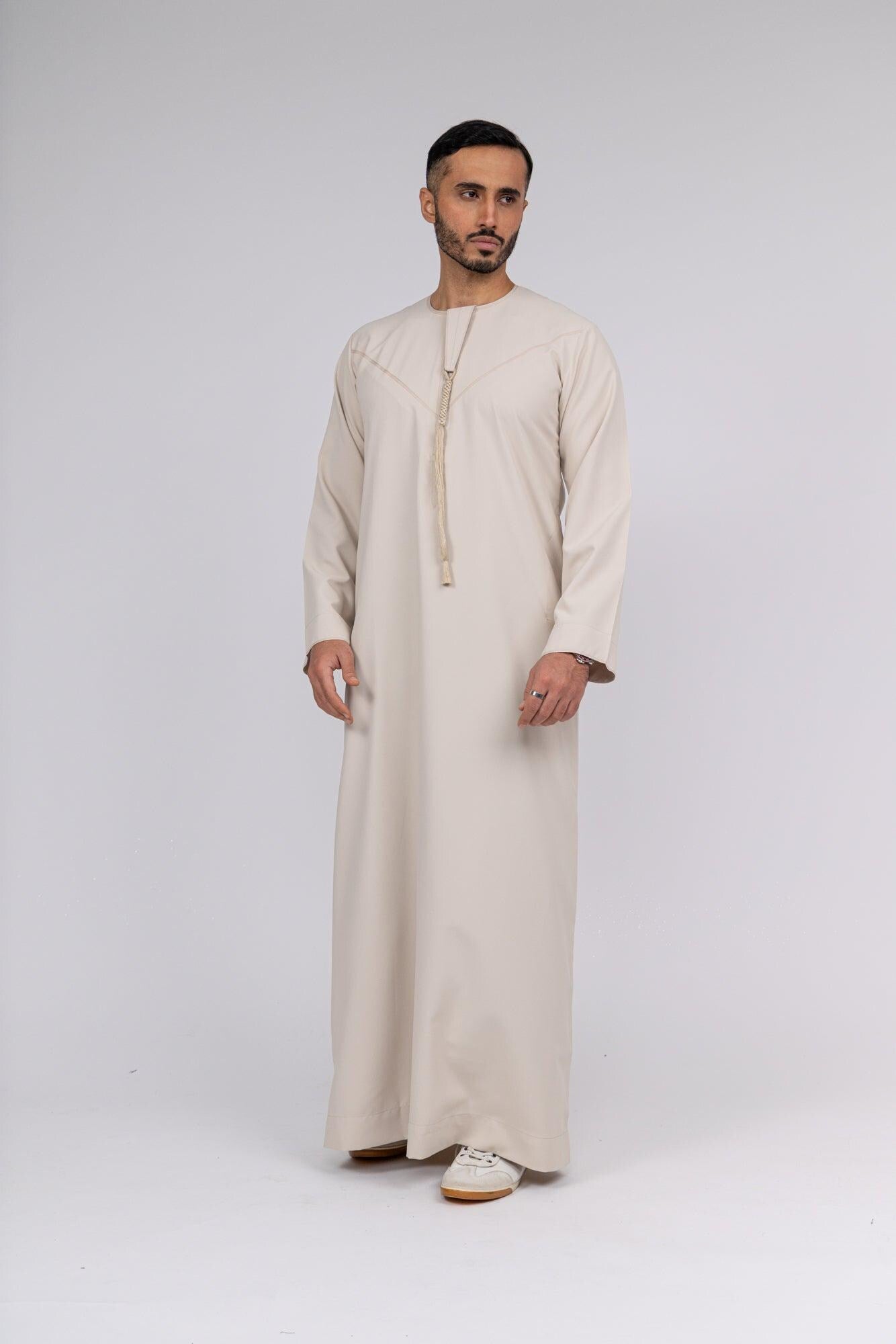 Classic Beige Emirati Thobe