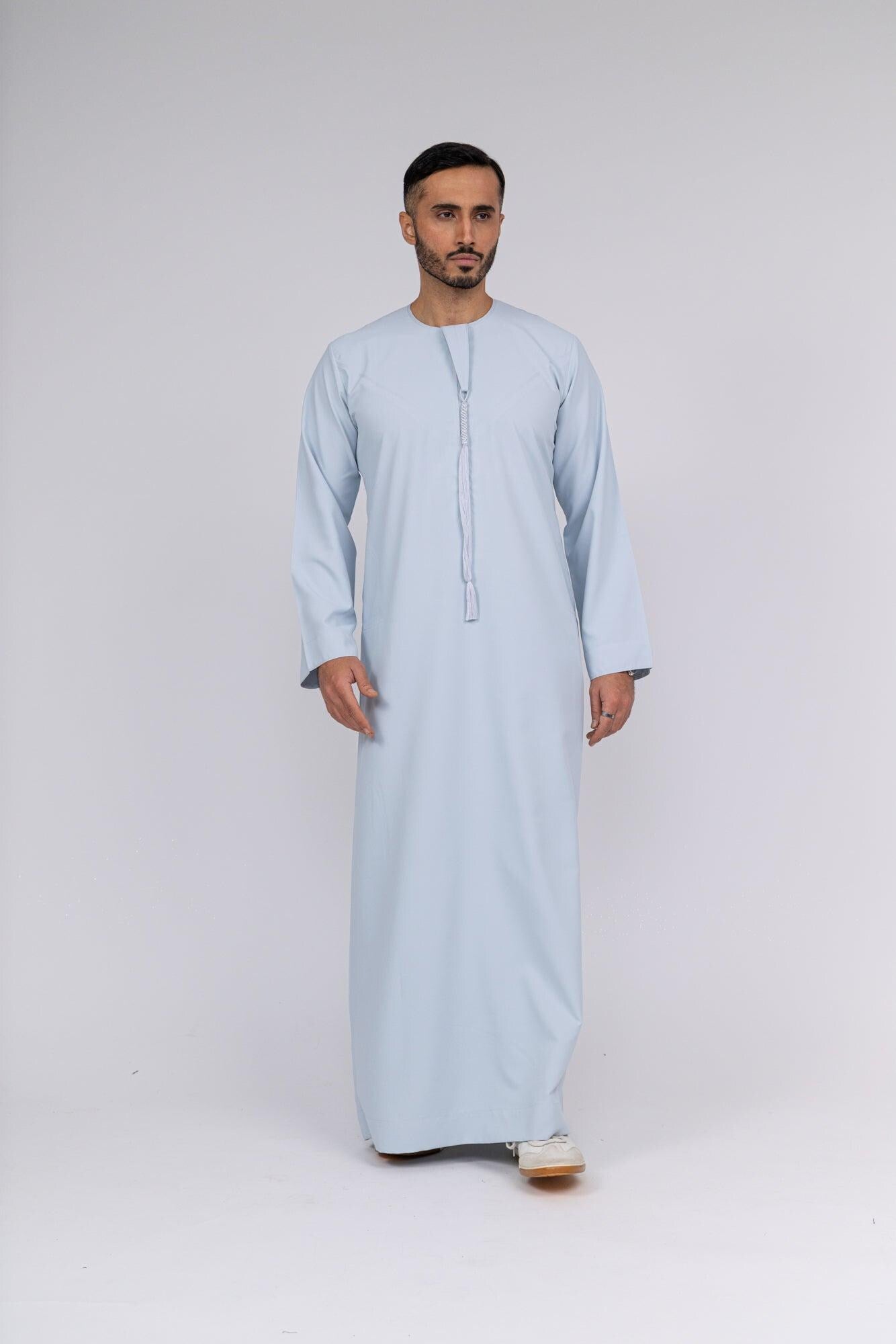 Classic Ice Blue Emirati Thobe