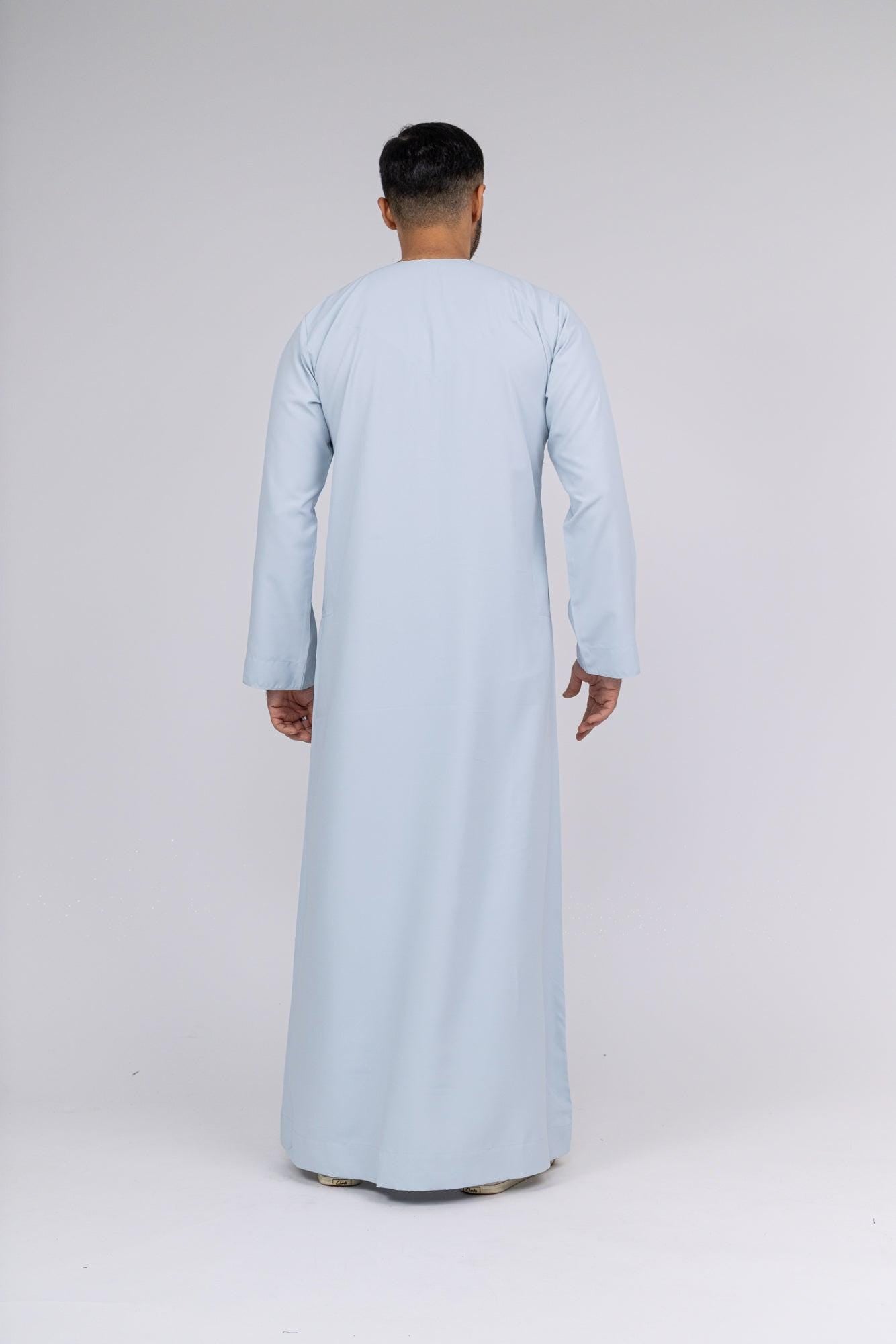 Classic Ice Blue Emirati Thobe