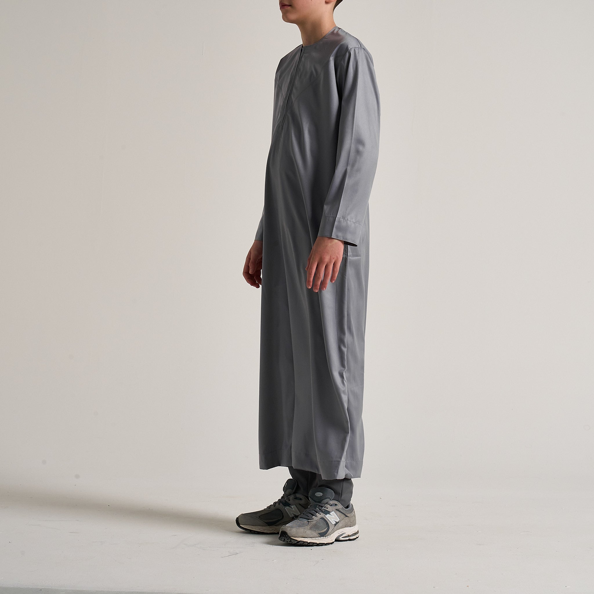 Boys Steel Grey Emirati Thobe