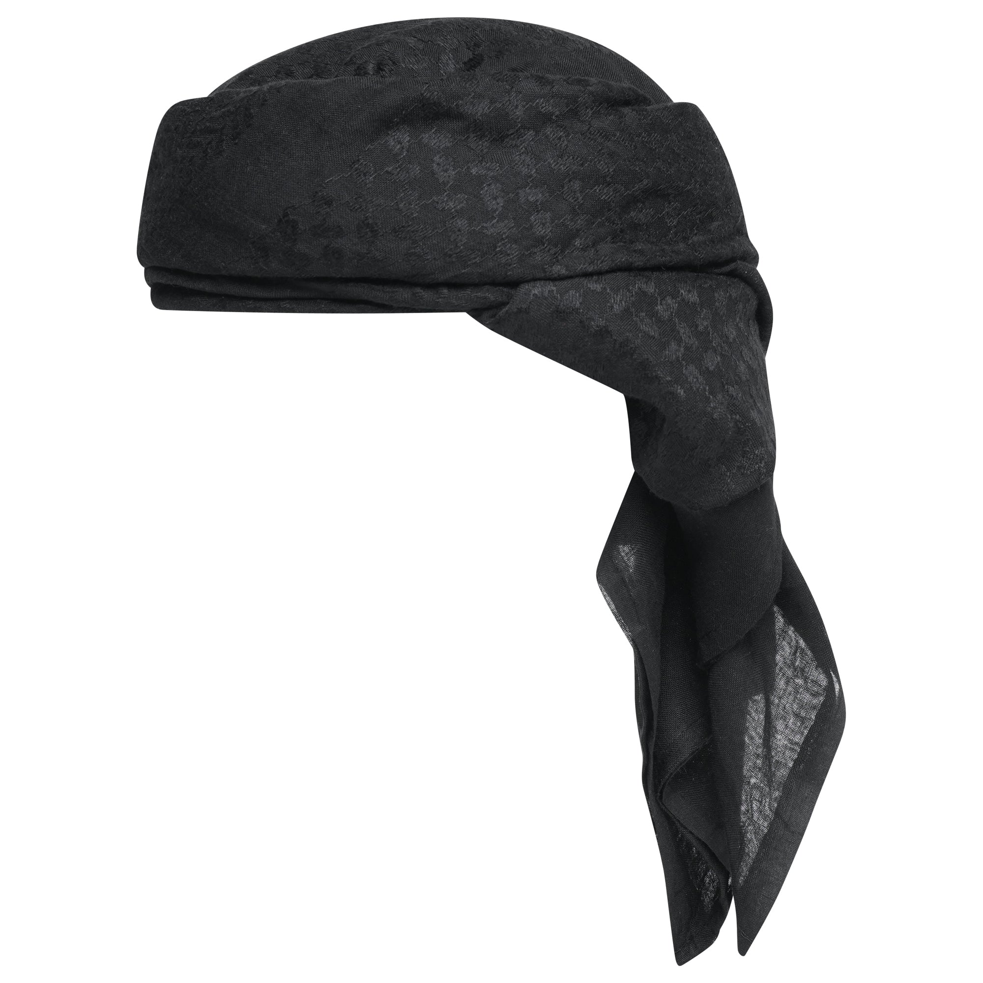 Mens Ready Made Black Arab Shemagh Hat *PRE-ORDER*