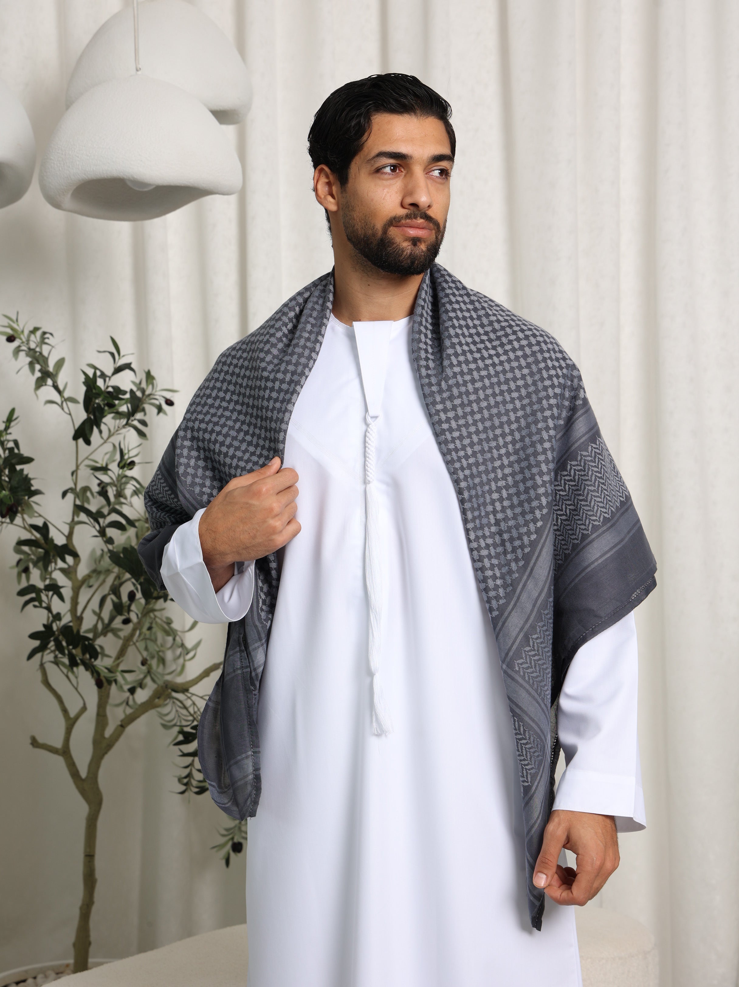 Grey Arab Shemagh