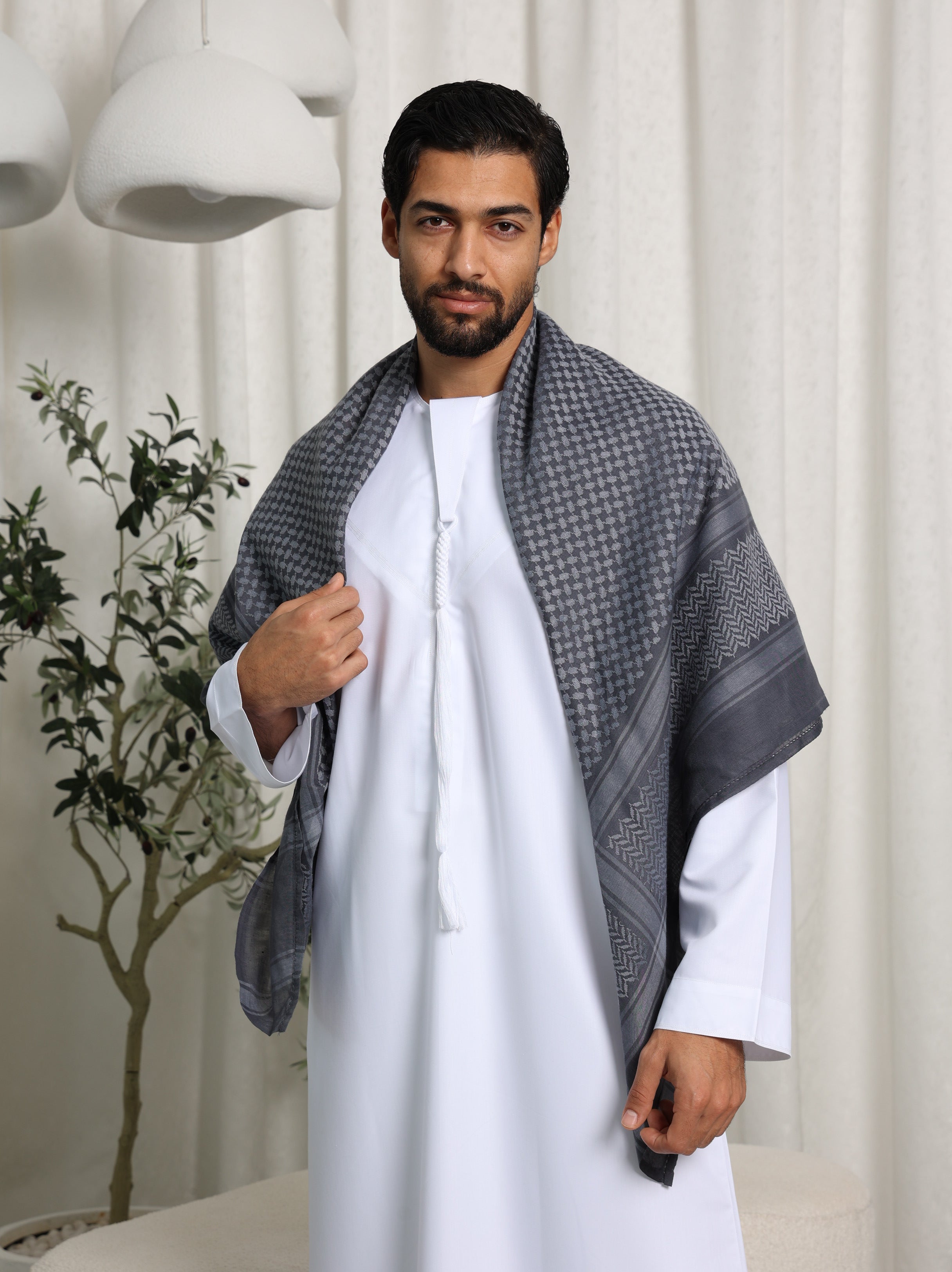 Grey Arab Shemagh
