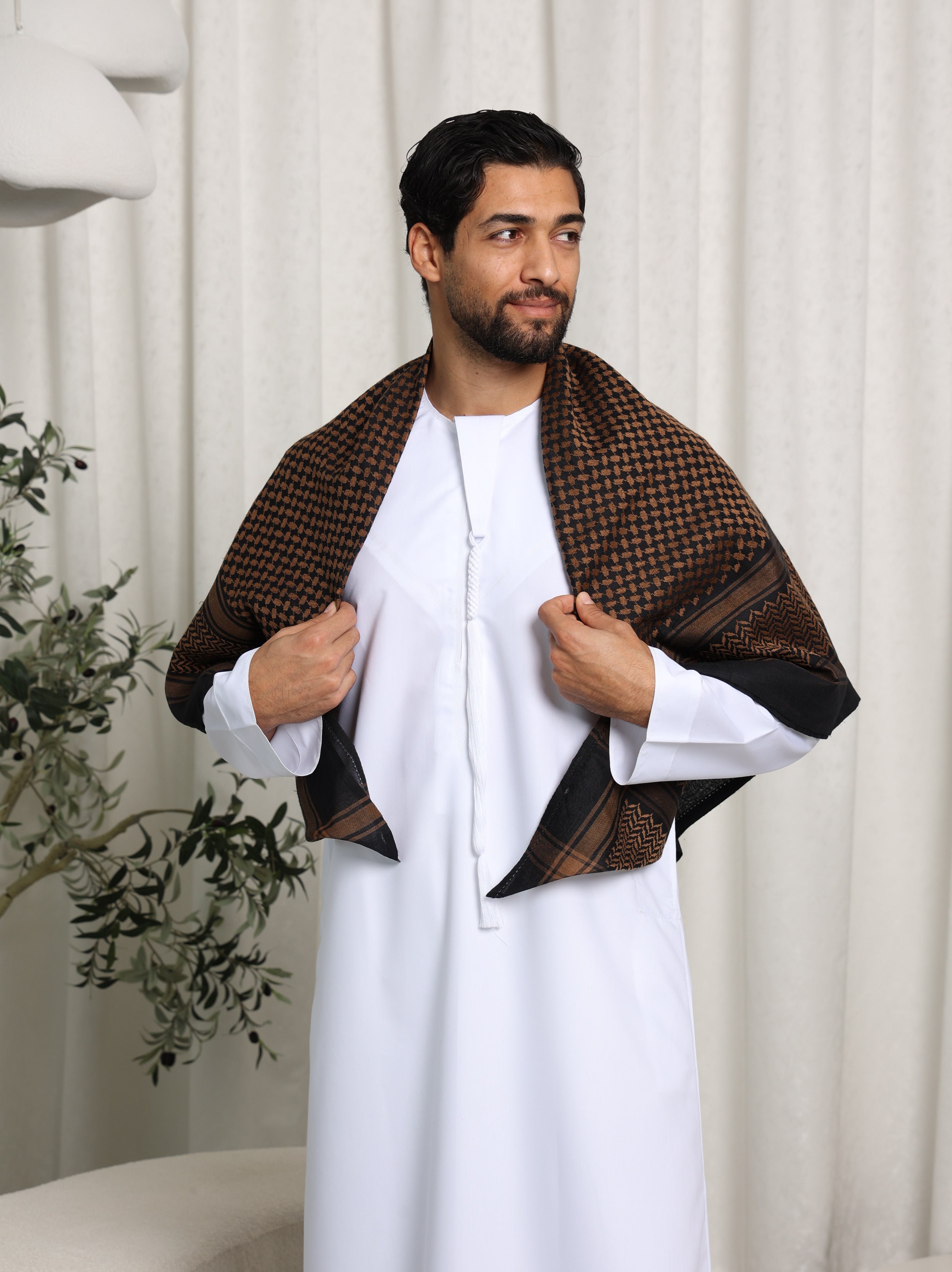 Black & Gold Shemagh