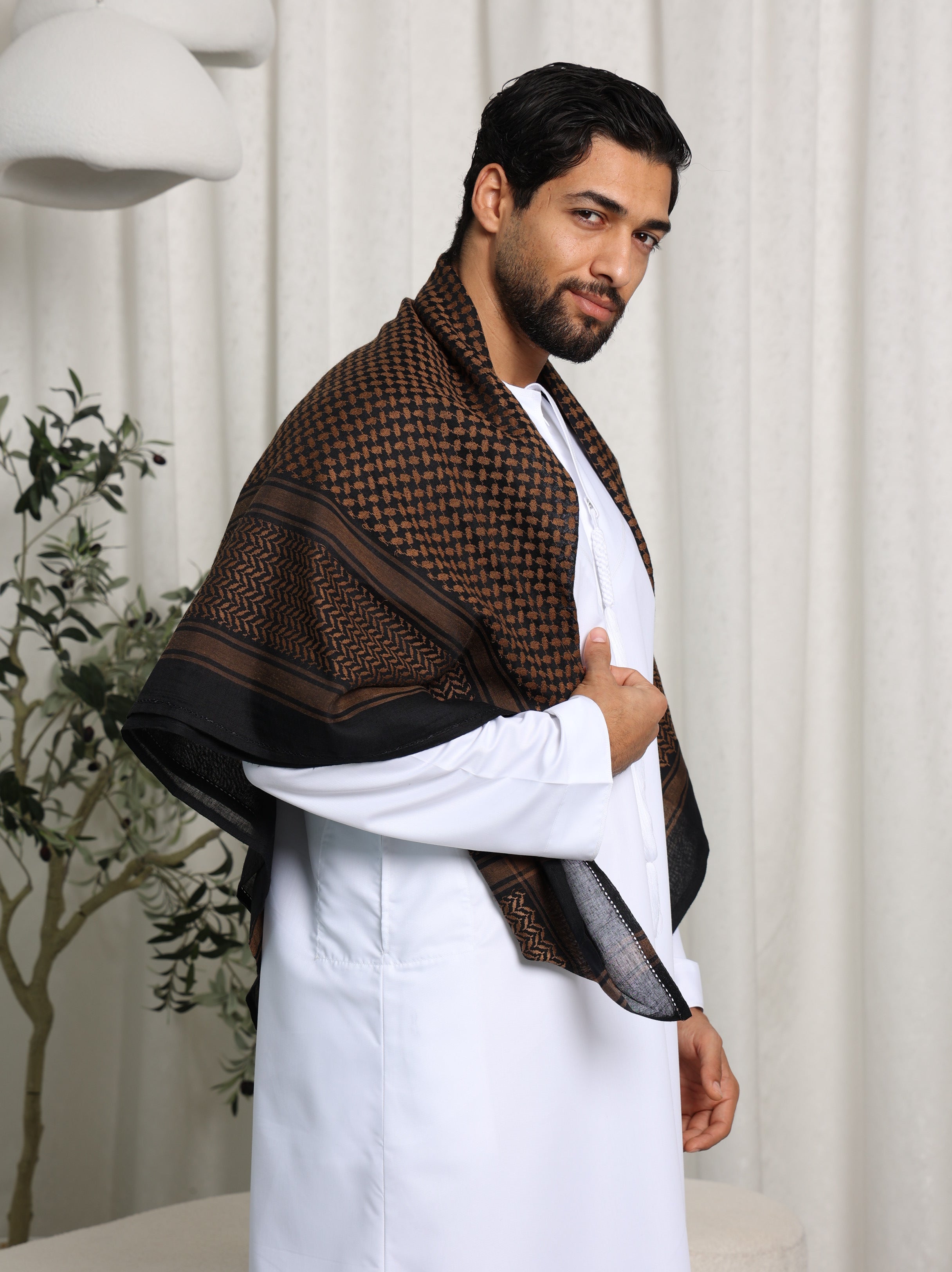 Black & Gold Shemagh