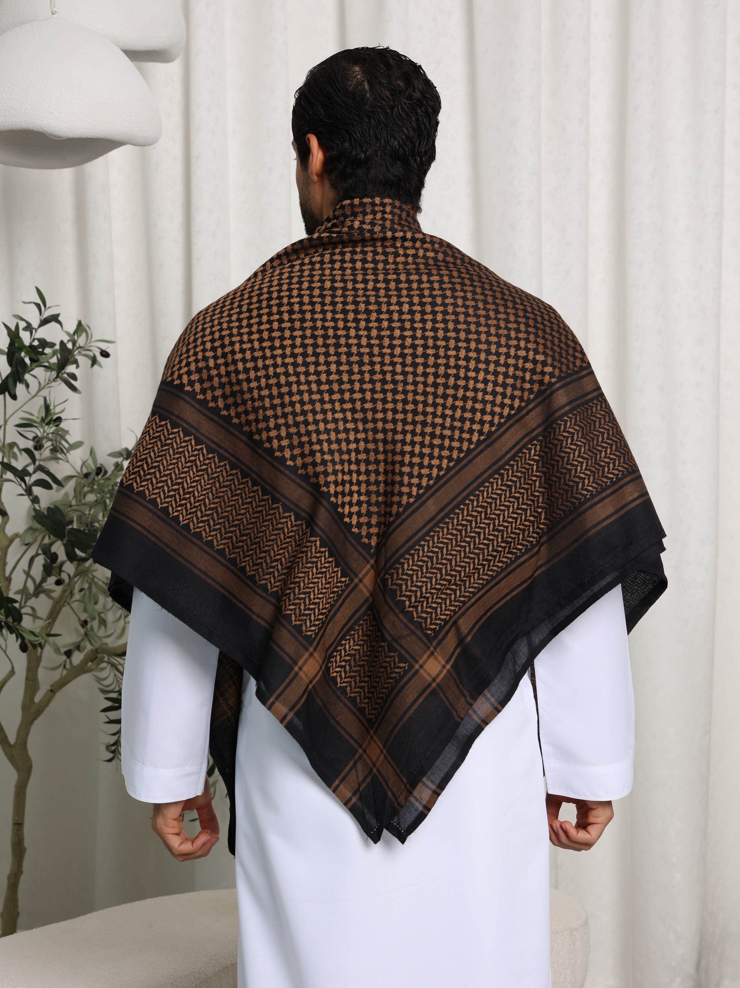 Black & Gold Shemagh