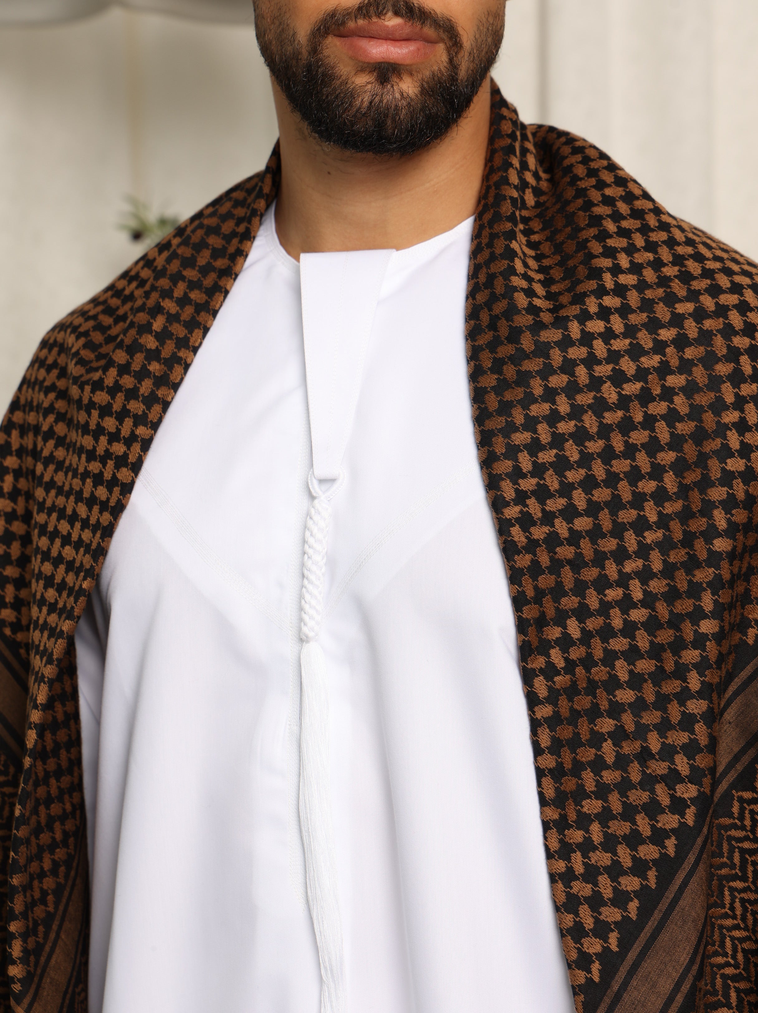 Black & Gold Shemagh
