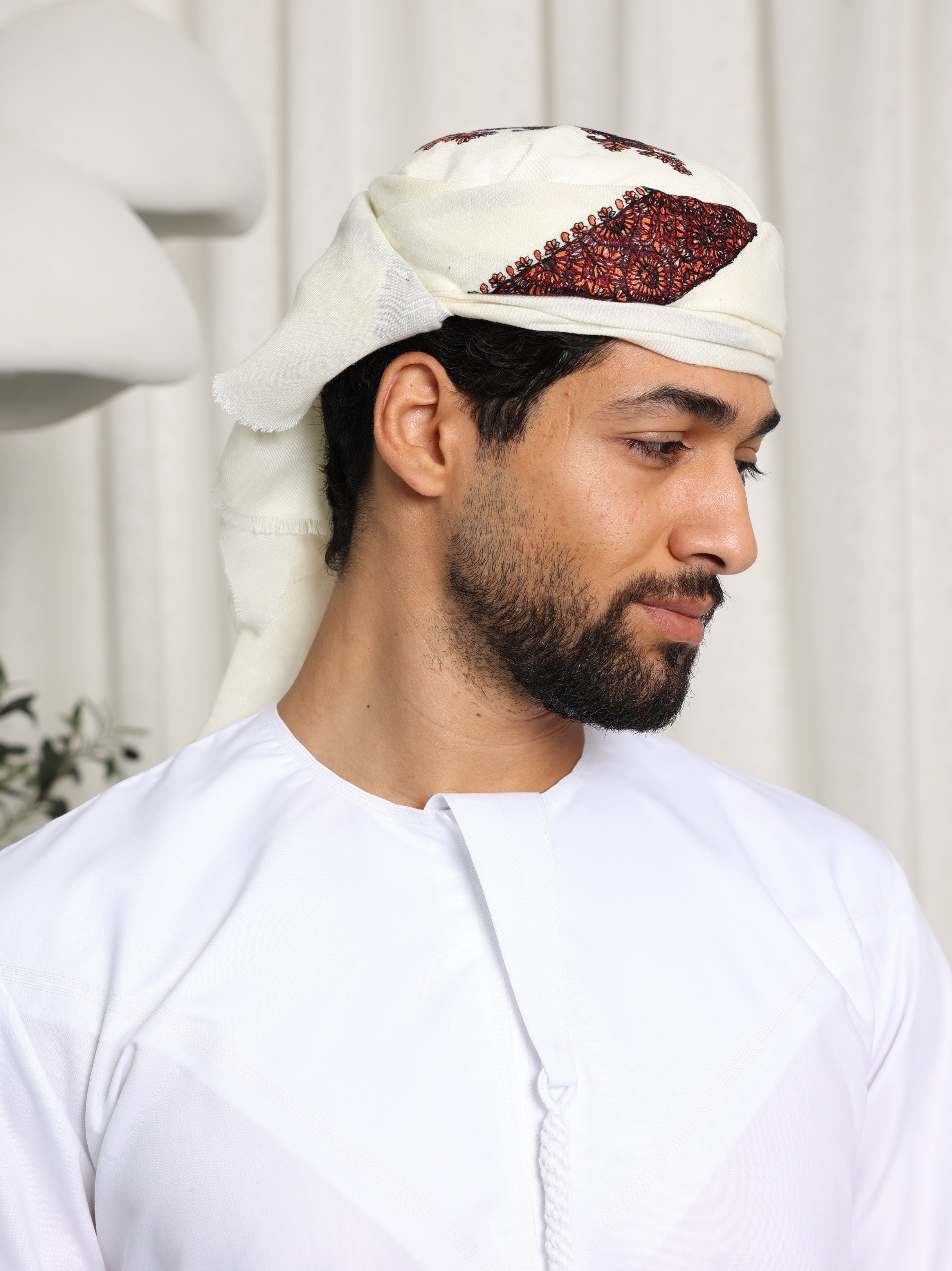 Ready Made Pre-Wrapped & Stitched Shemagh