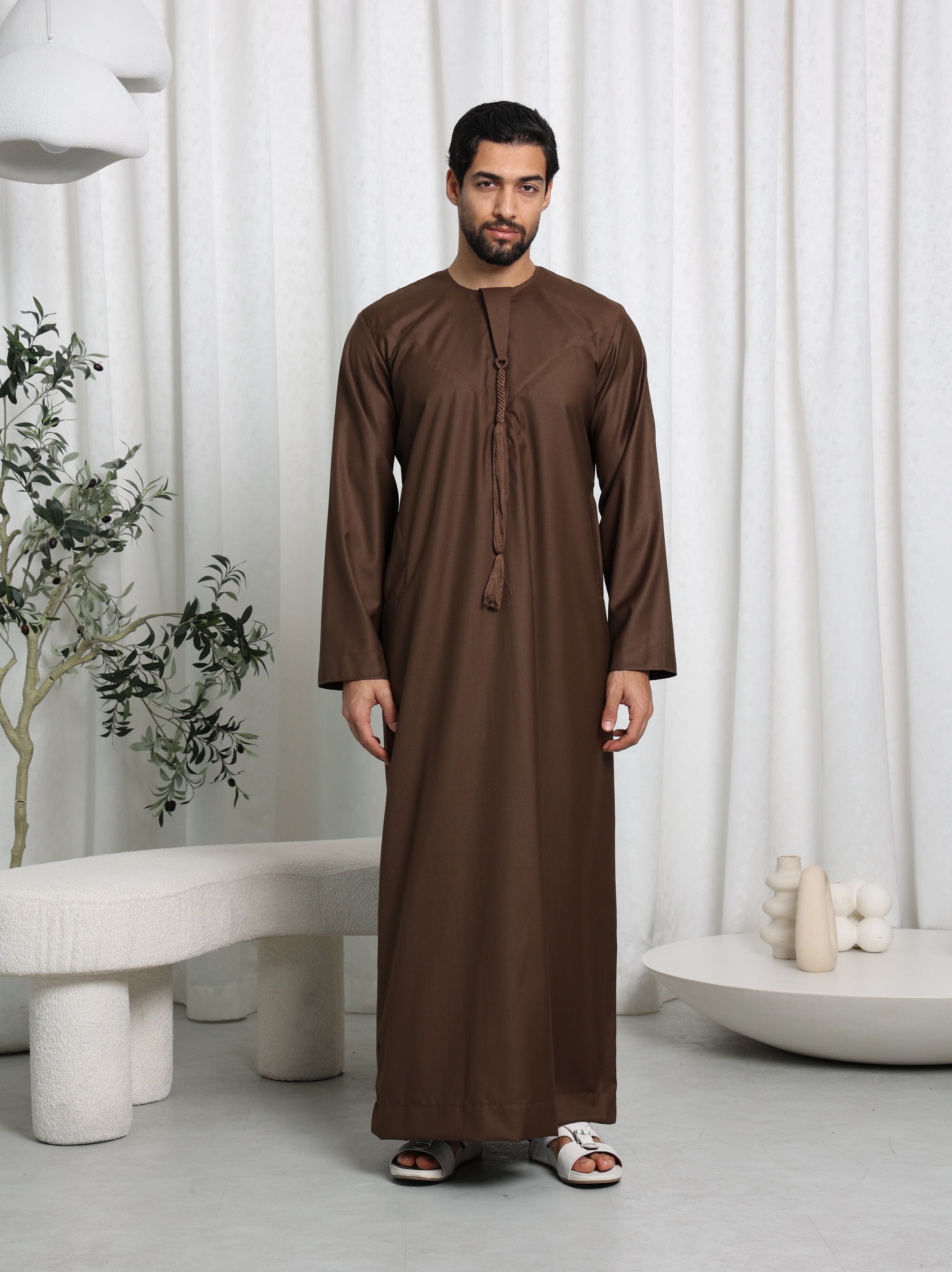 Premium Brown Emirati Thobe