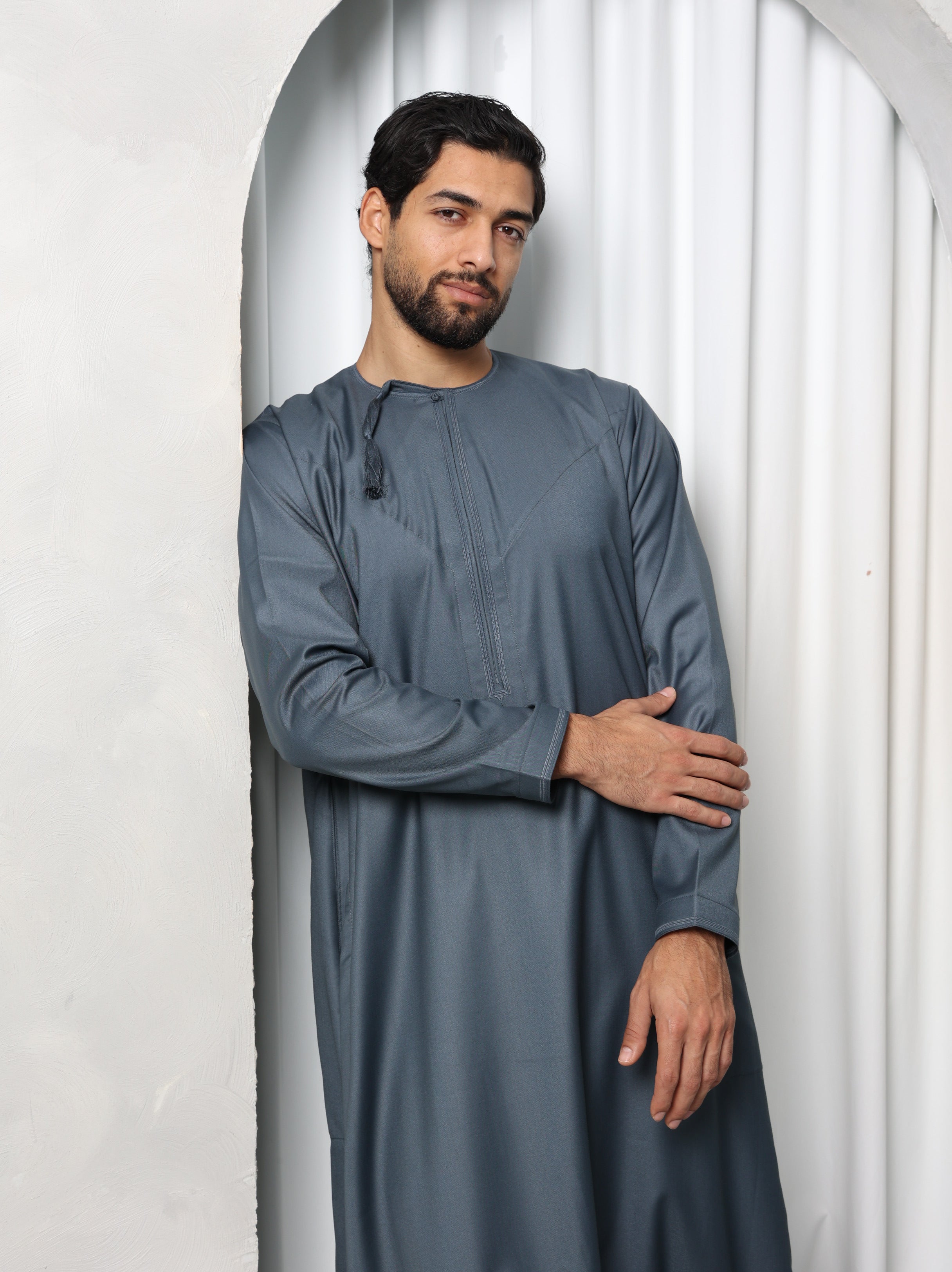 Grey Omani Thobe