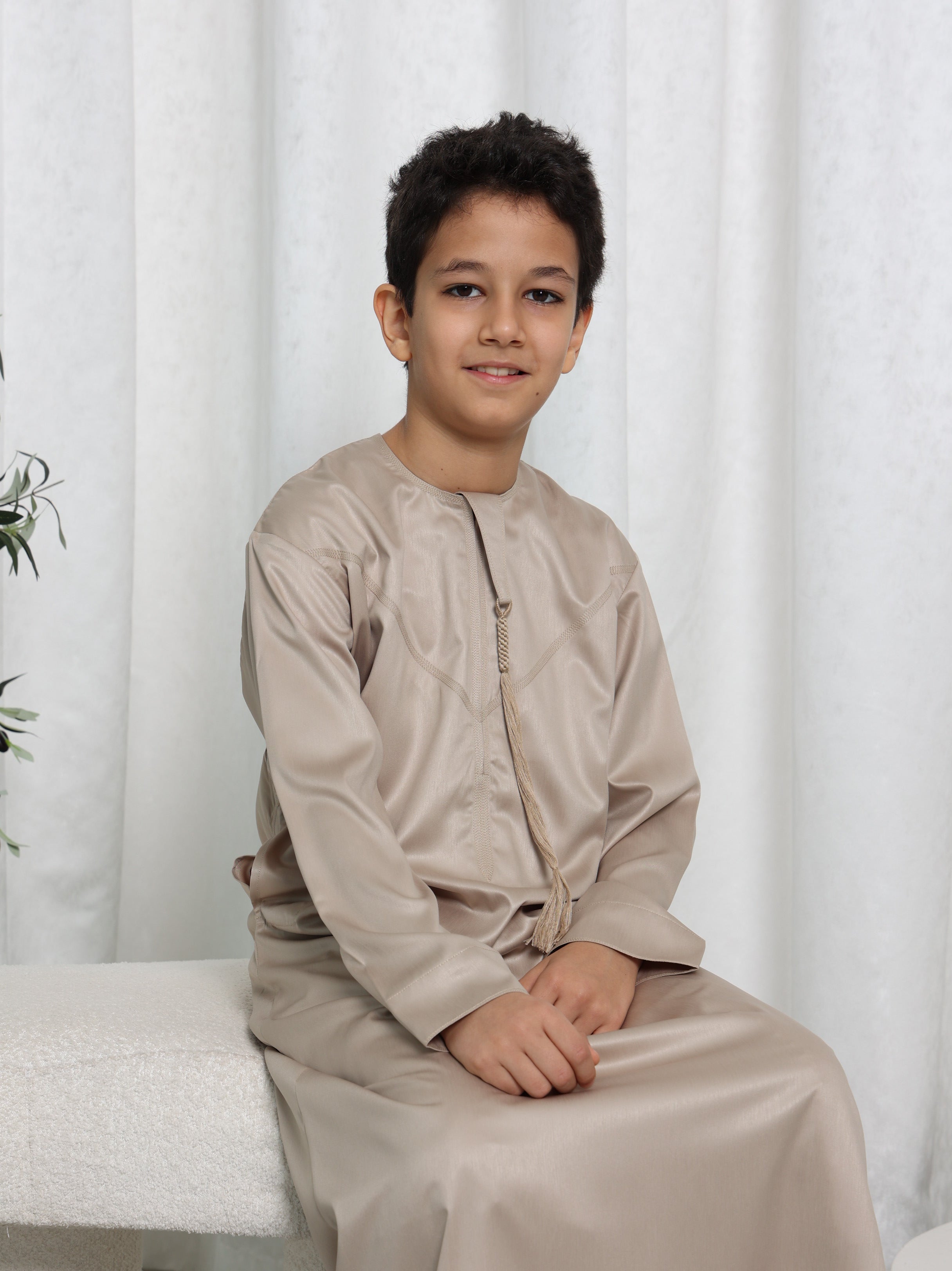 Kids Desert Beige Emirati Thobe