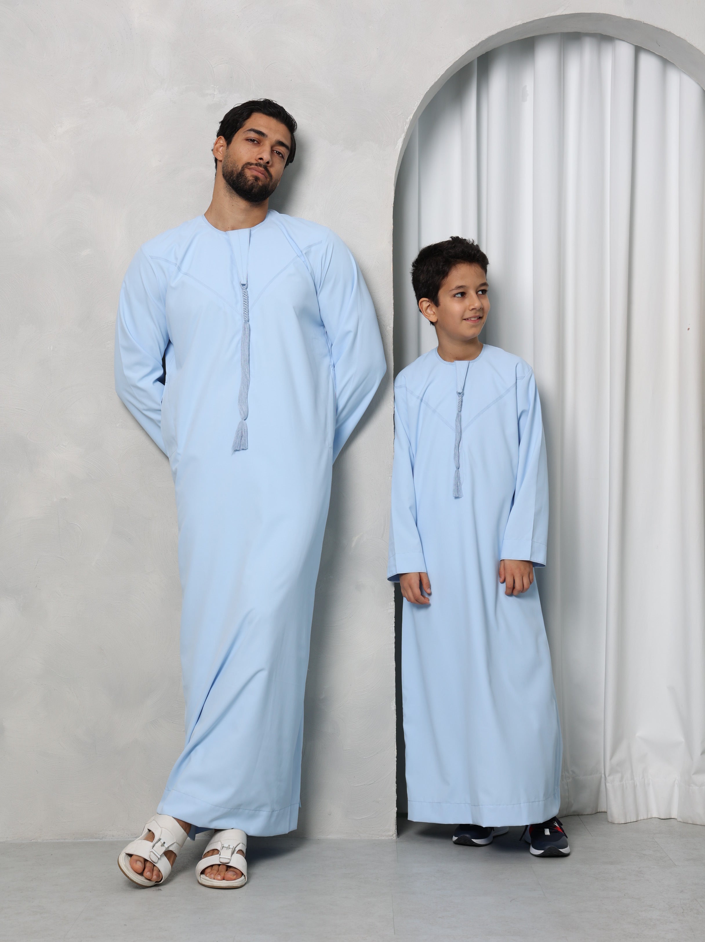 Boys Sky Blue Emirati Thobe