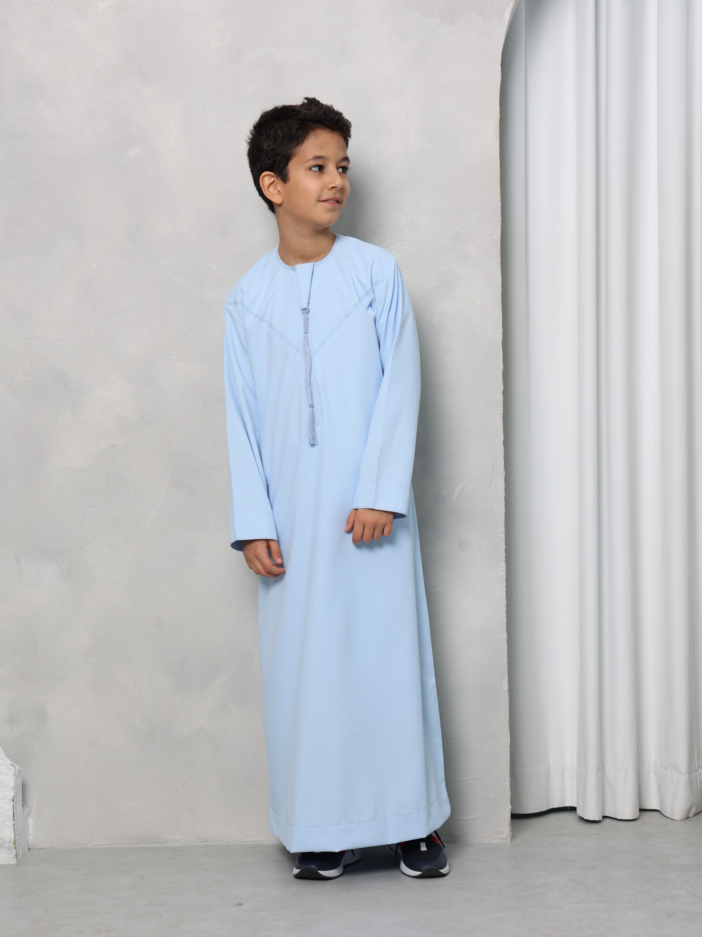 Boys Sky Blue Emirati Thobe