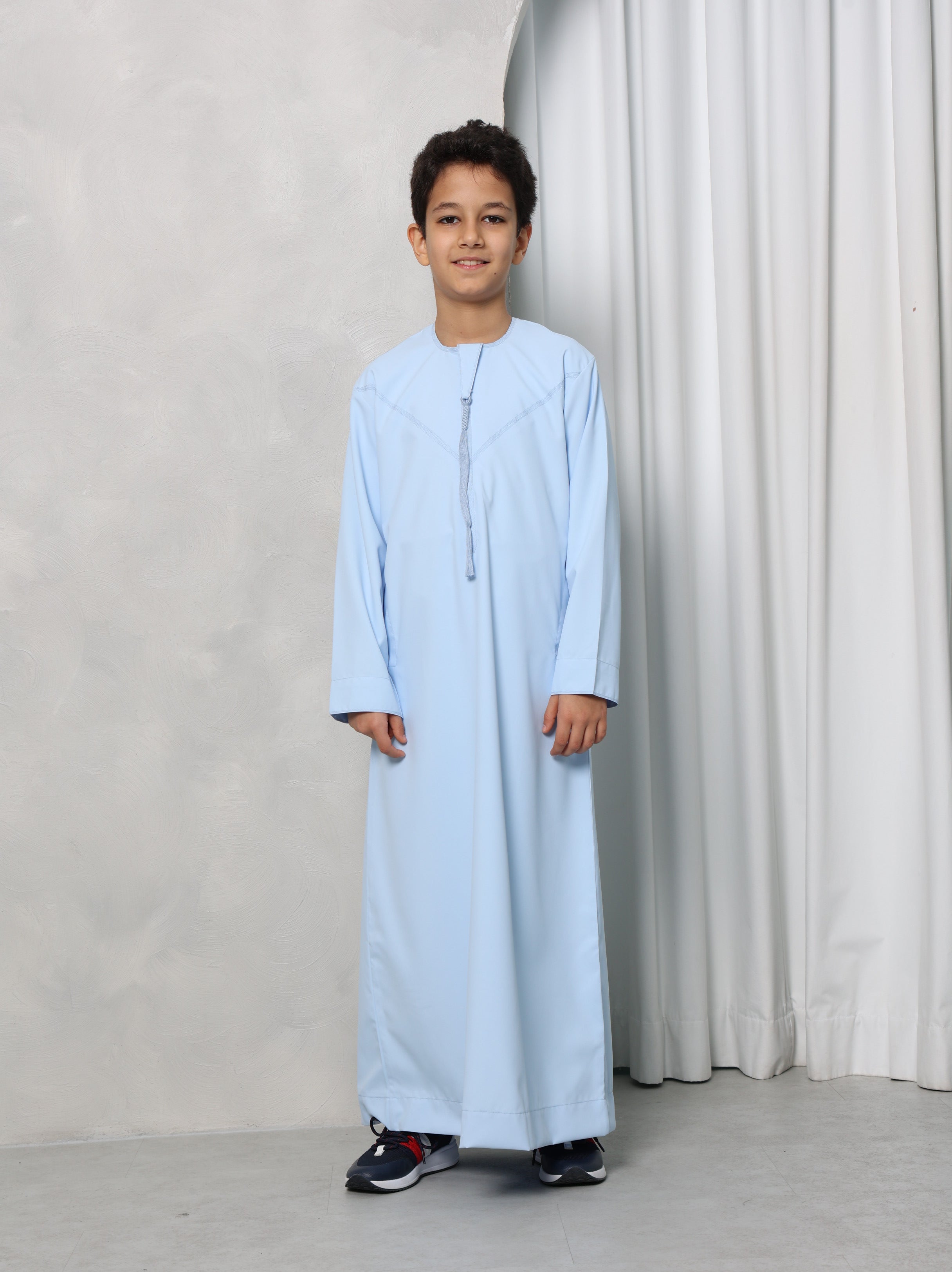 Boys Sky Blue Emirati Thobe