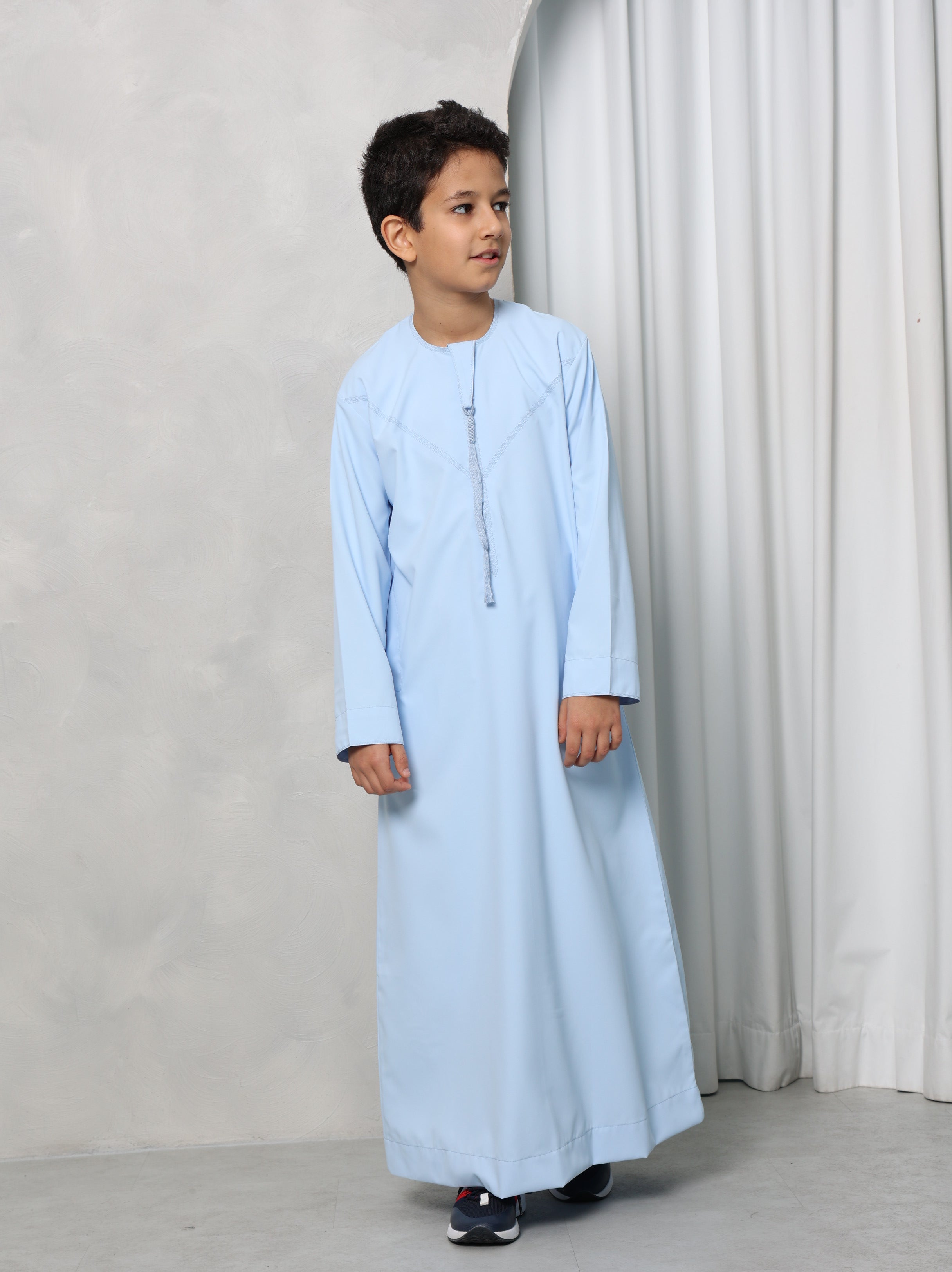 Boys Sky Blue Emirati Thobe