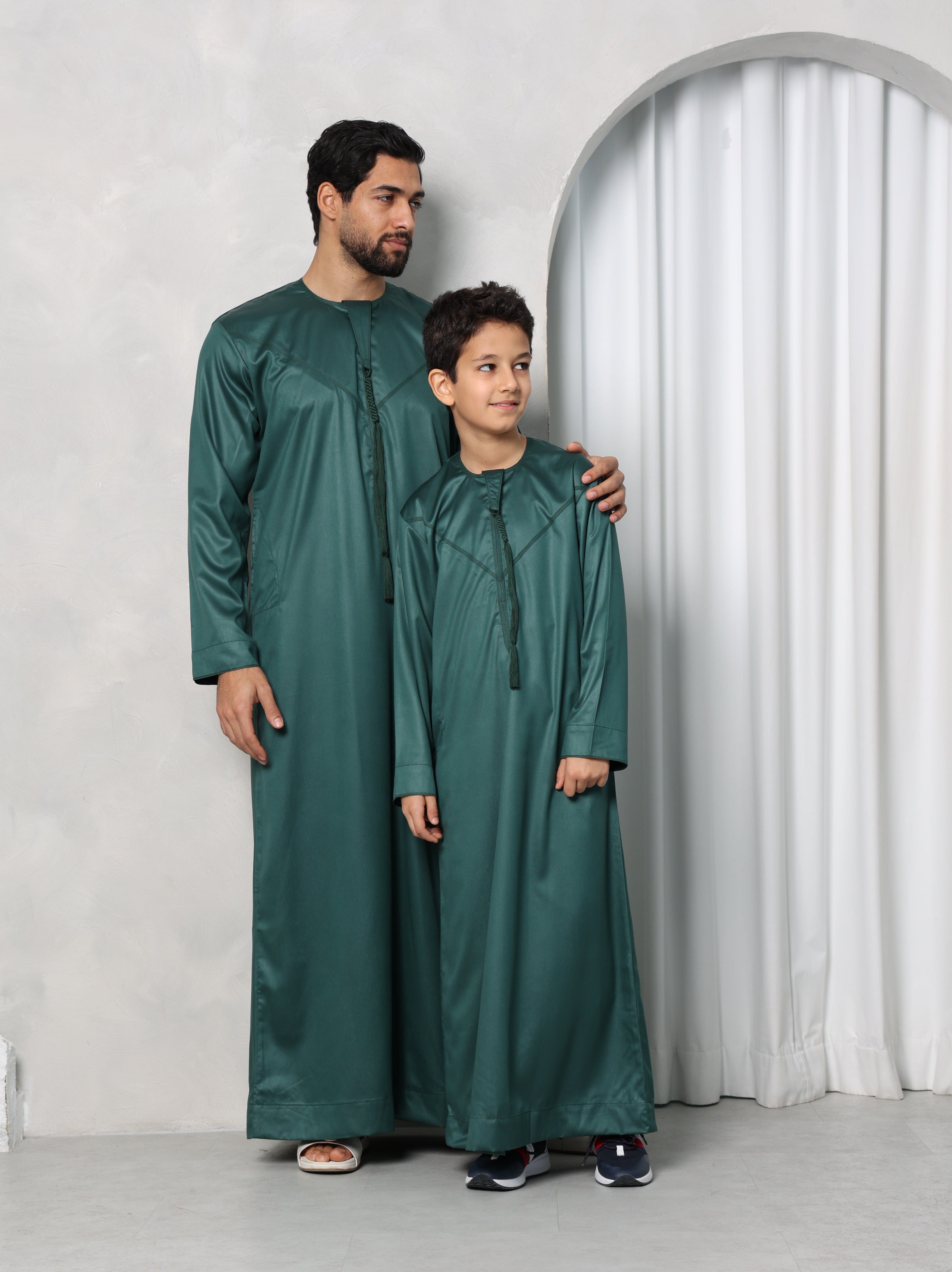 Kids Forest Green Emirati Thobe