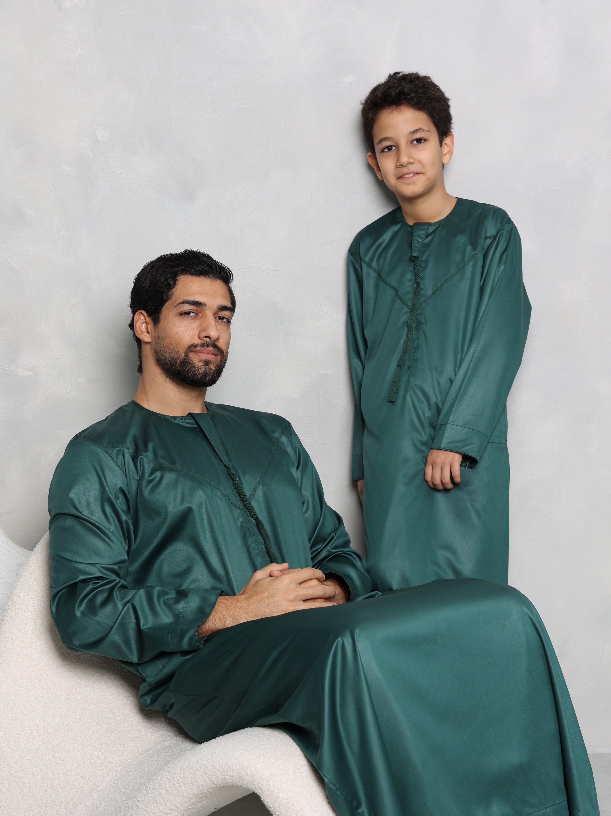 Kids Forest Green Emirati Thobe