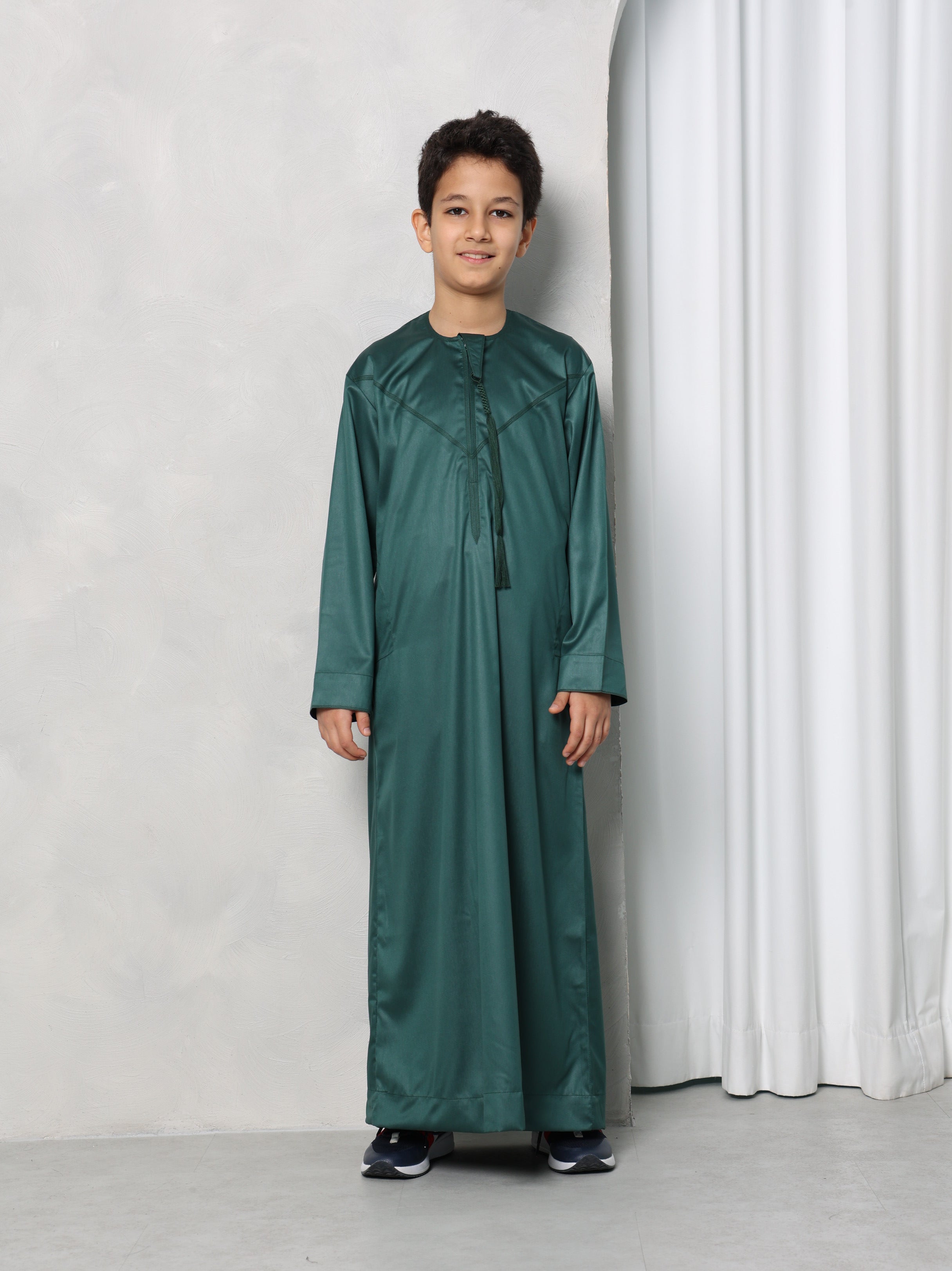 Kids Forest Green Emirati Thobe