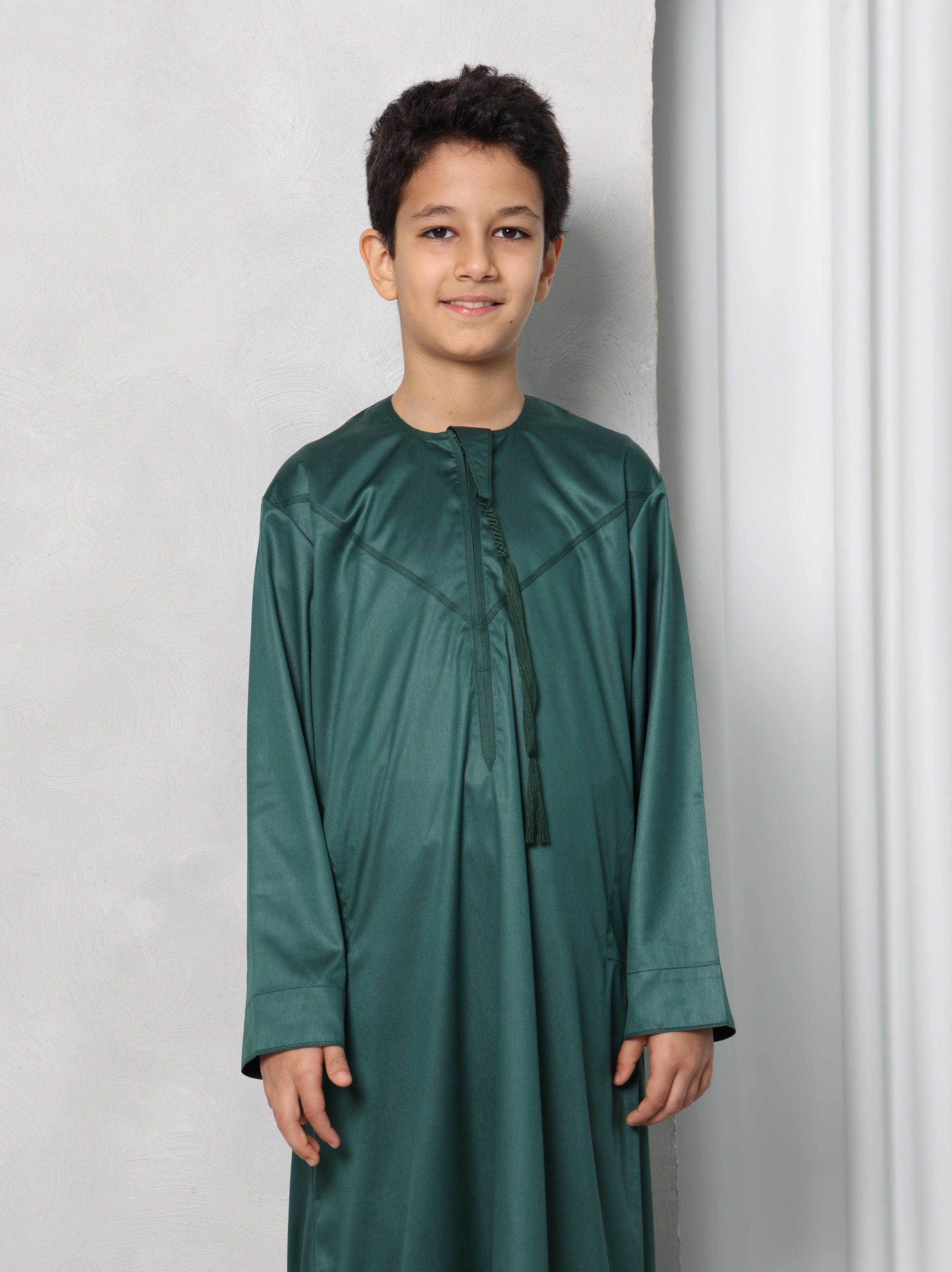 Kids Forest Green Emirati Thobe