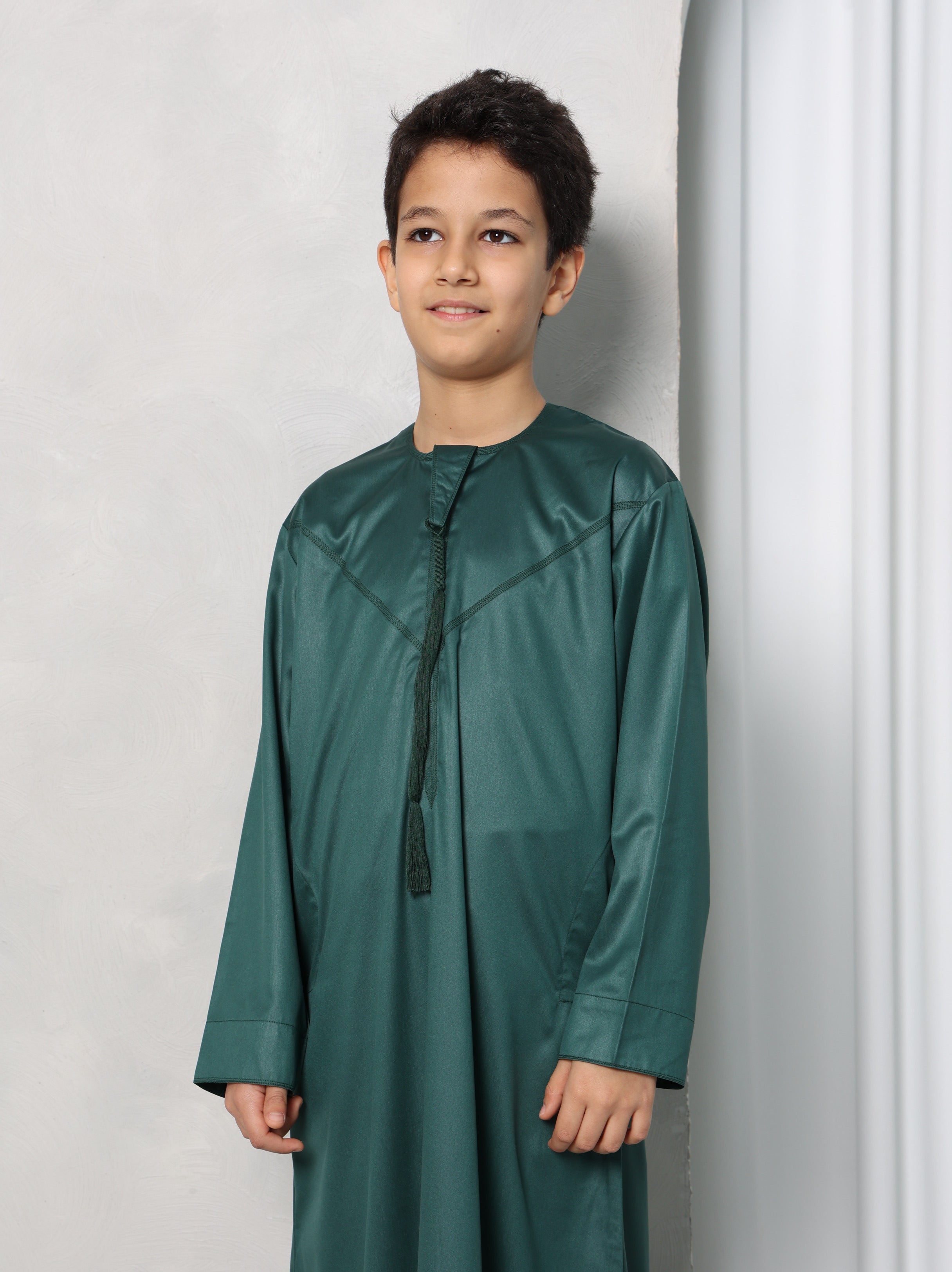 Kids Forest Green Emirati Thobe