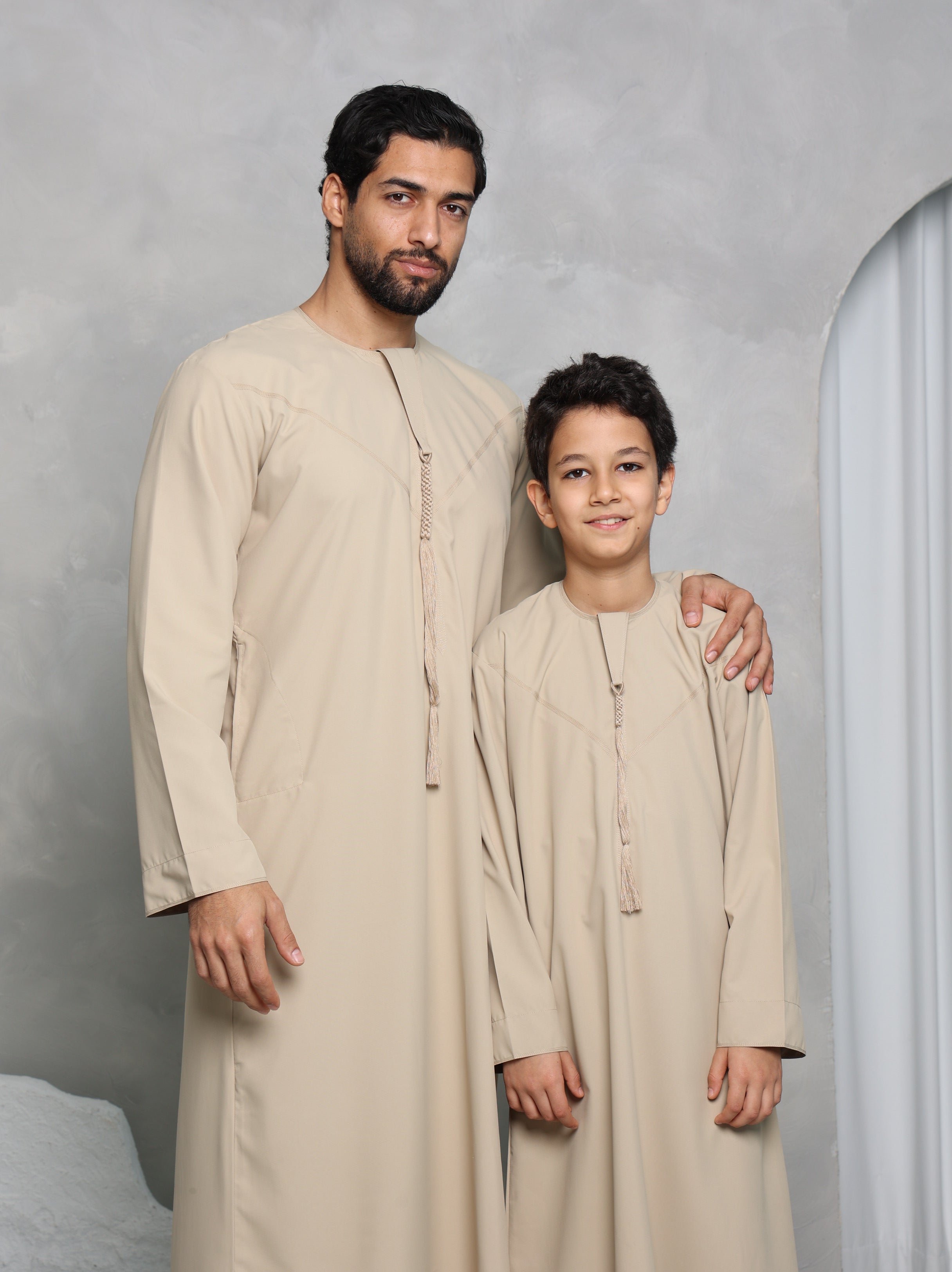 Boys Beige Emirati Thobe