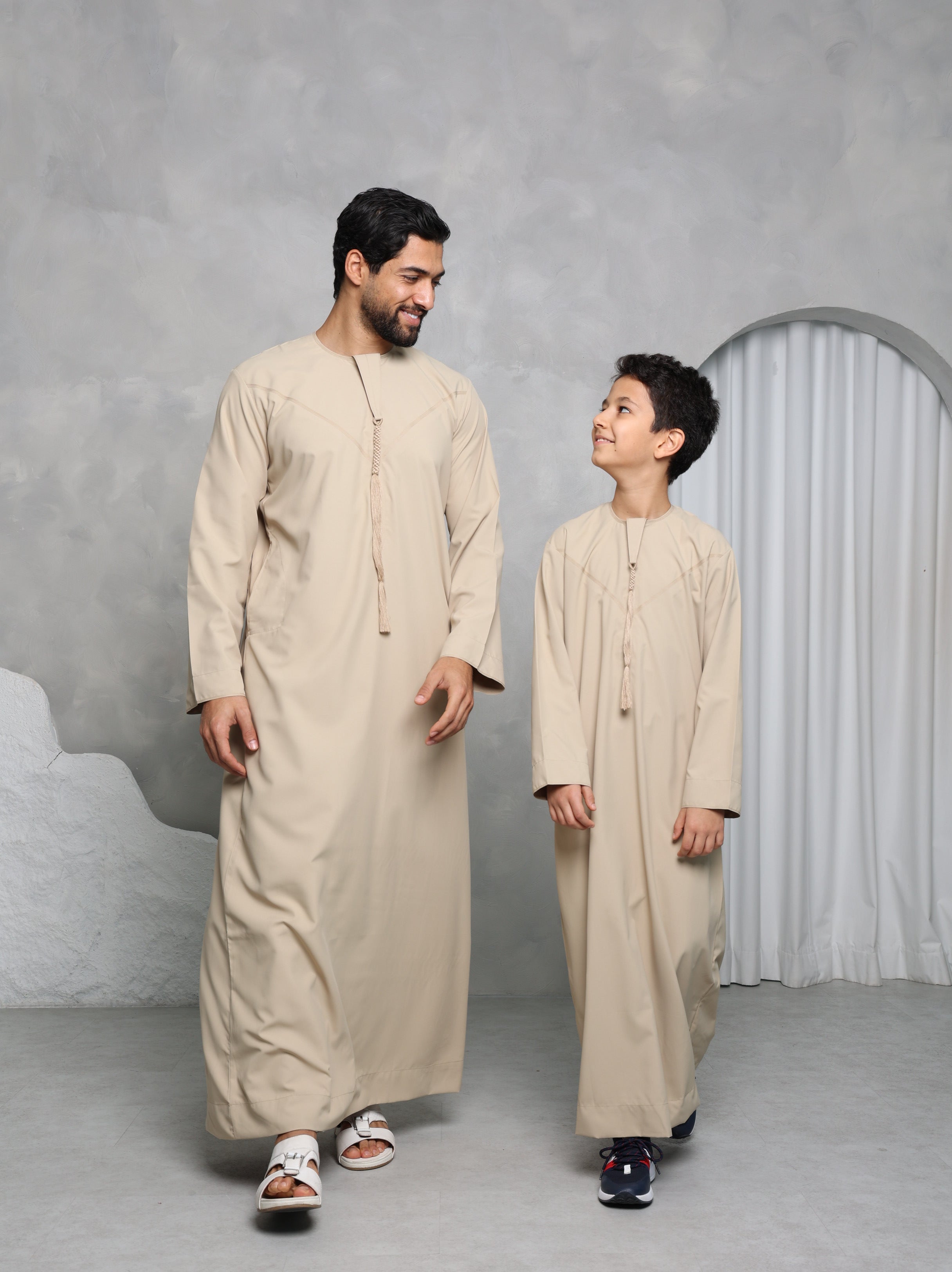 Boys Beige Emirati Thobe