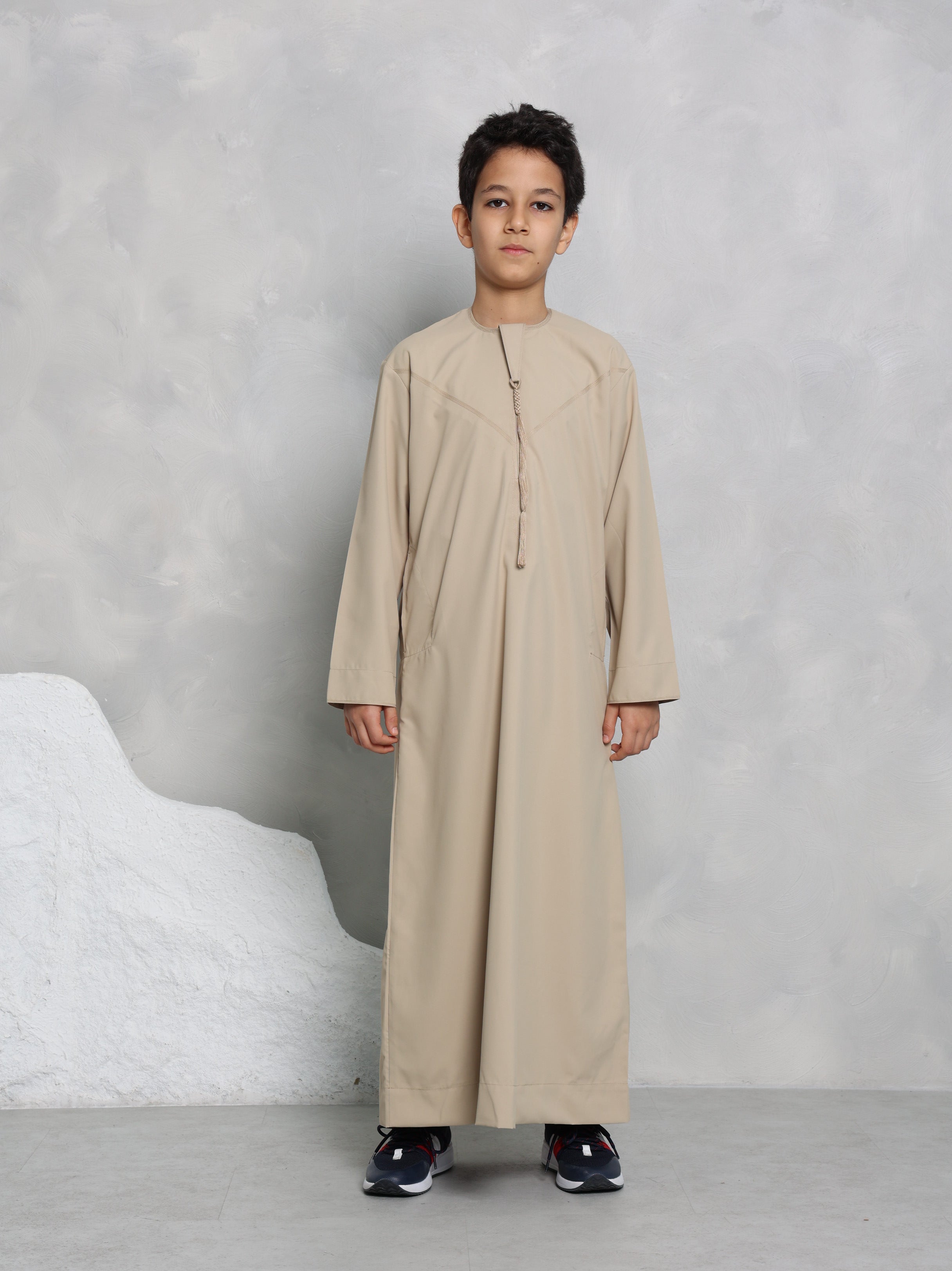 Boys Beige Emirati Thobe