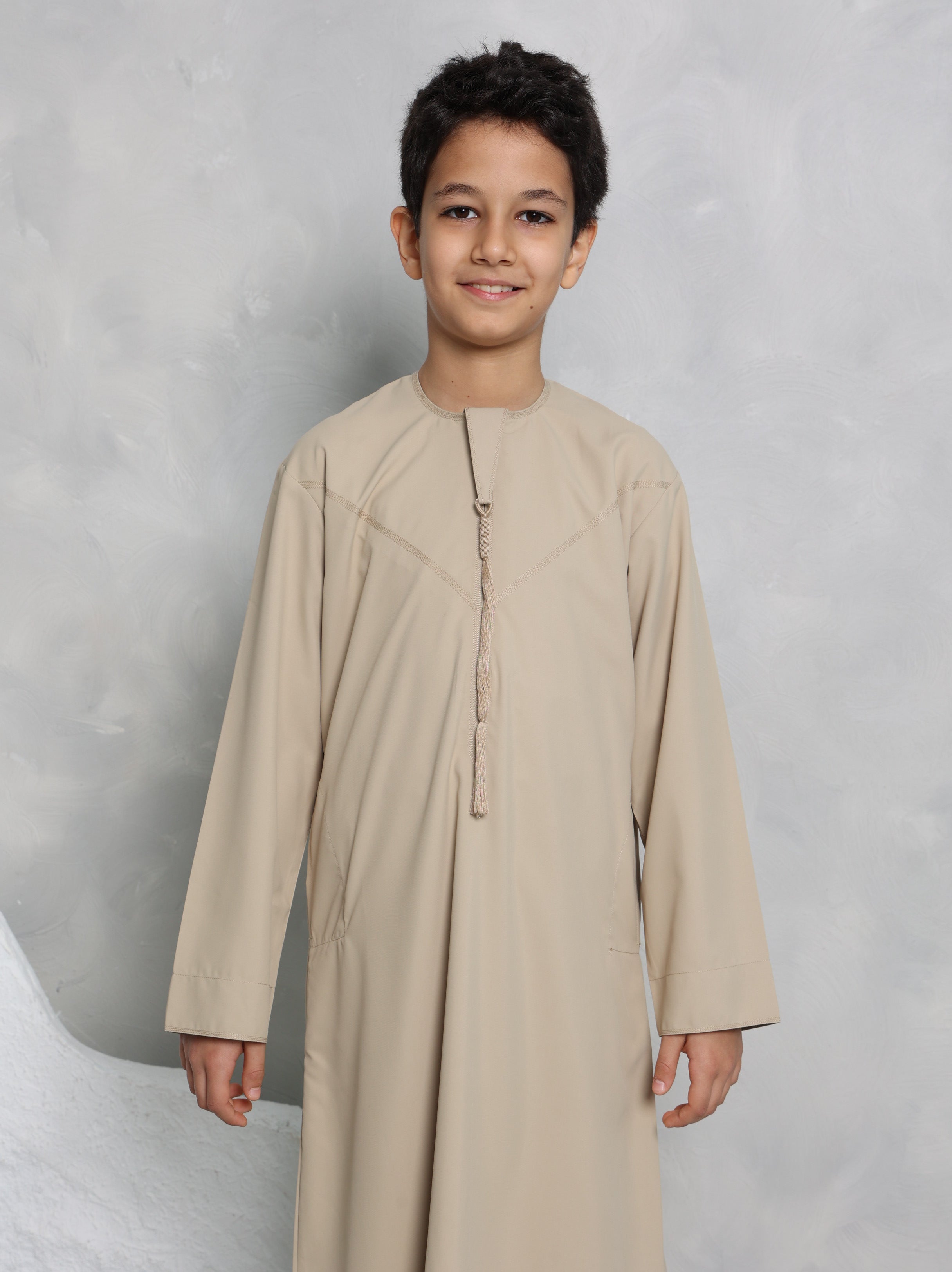 Boys Beige Emirati Thobe