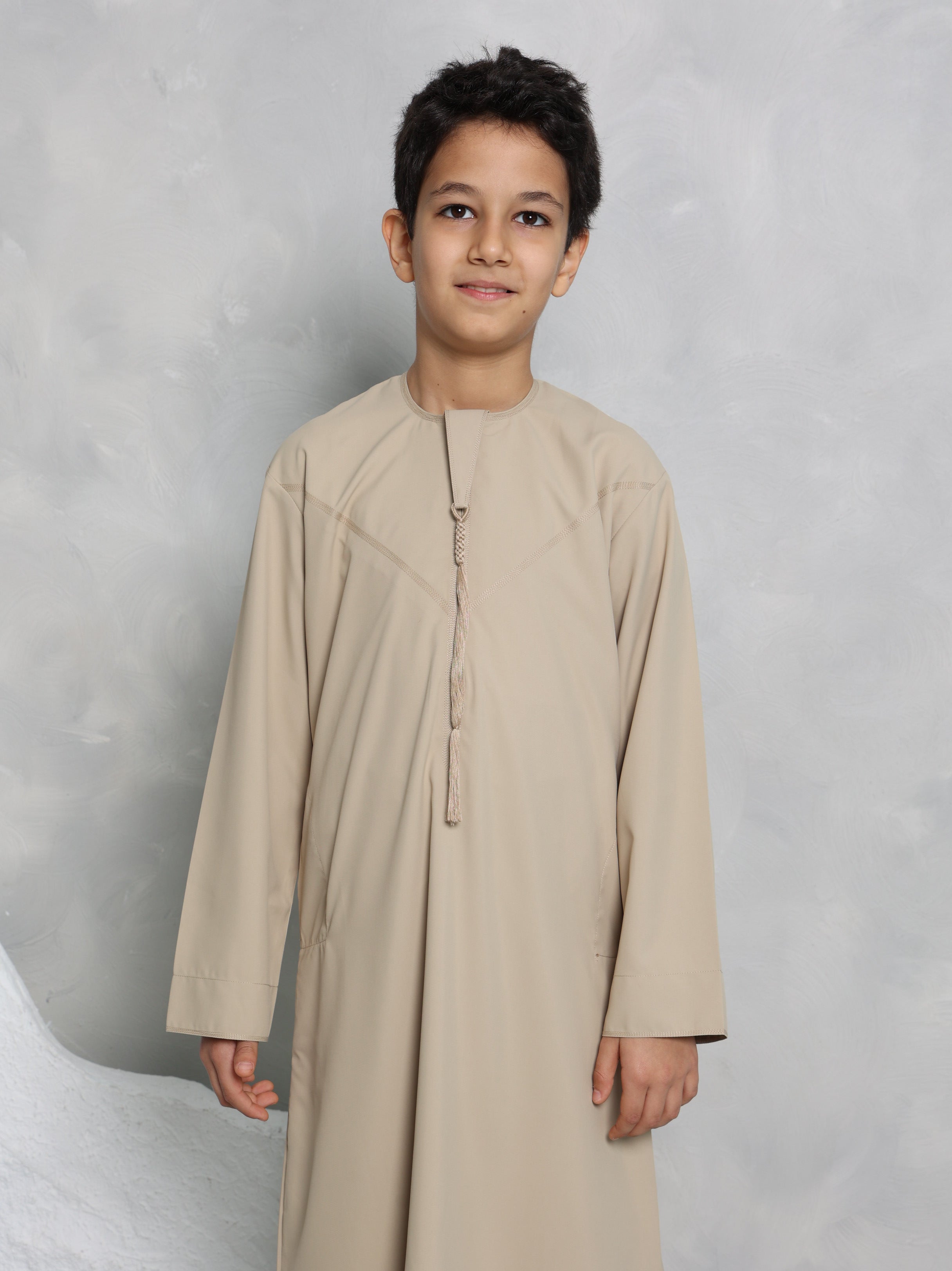 Boys Beige Emirati Thobe