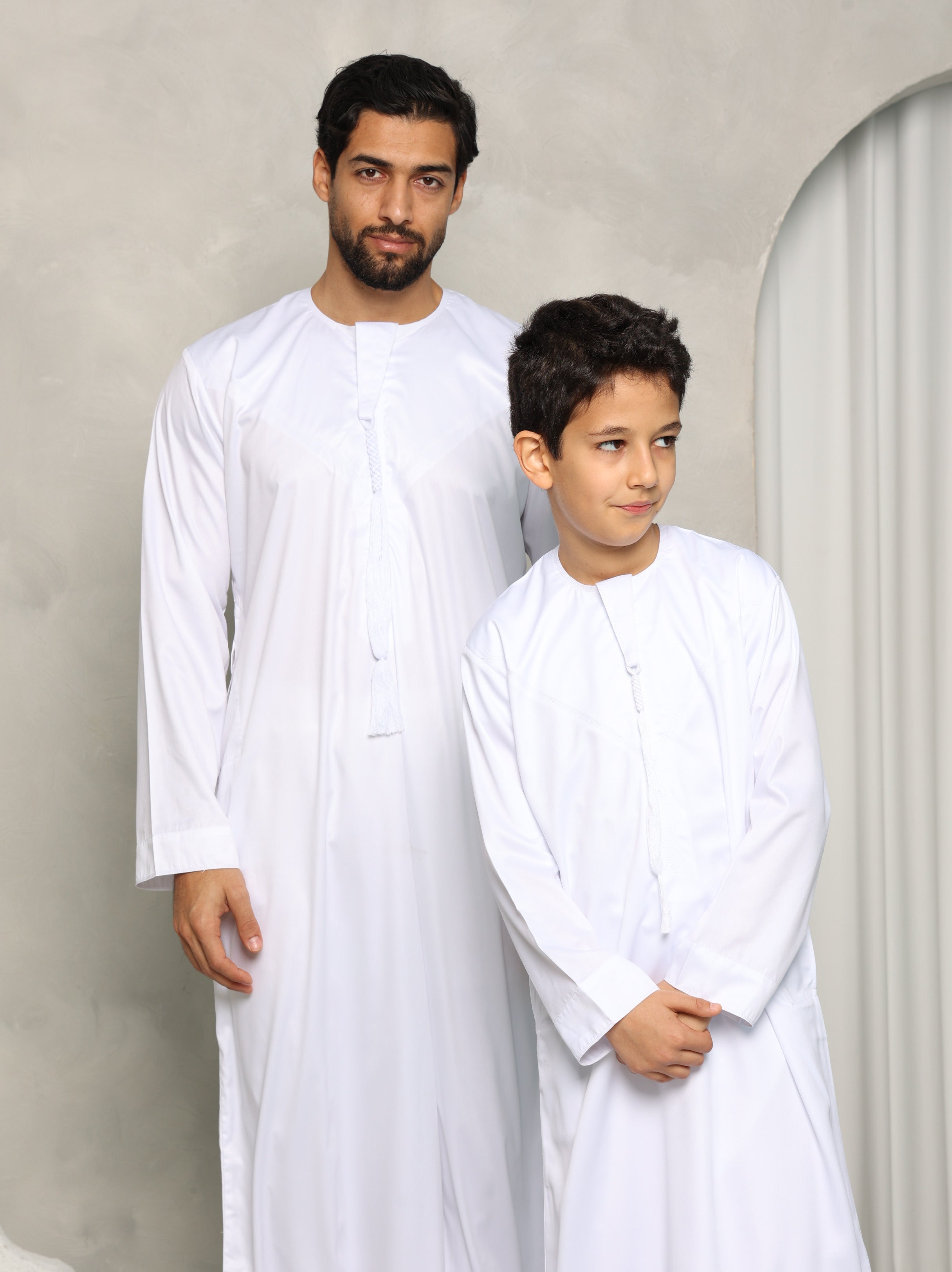 Kids White Emirati Thobe