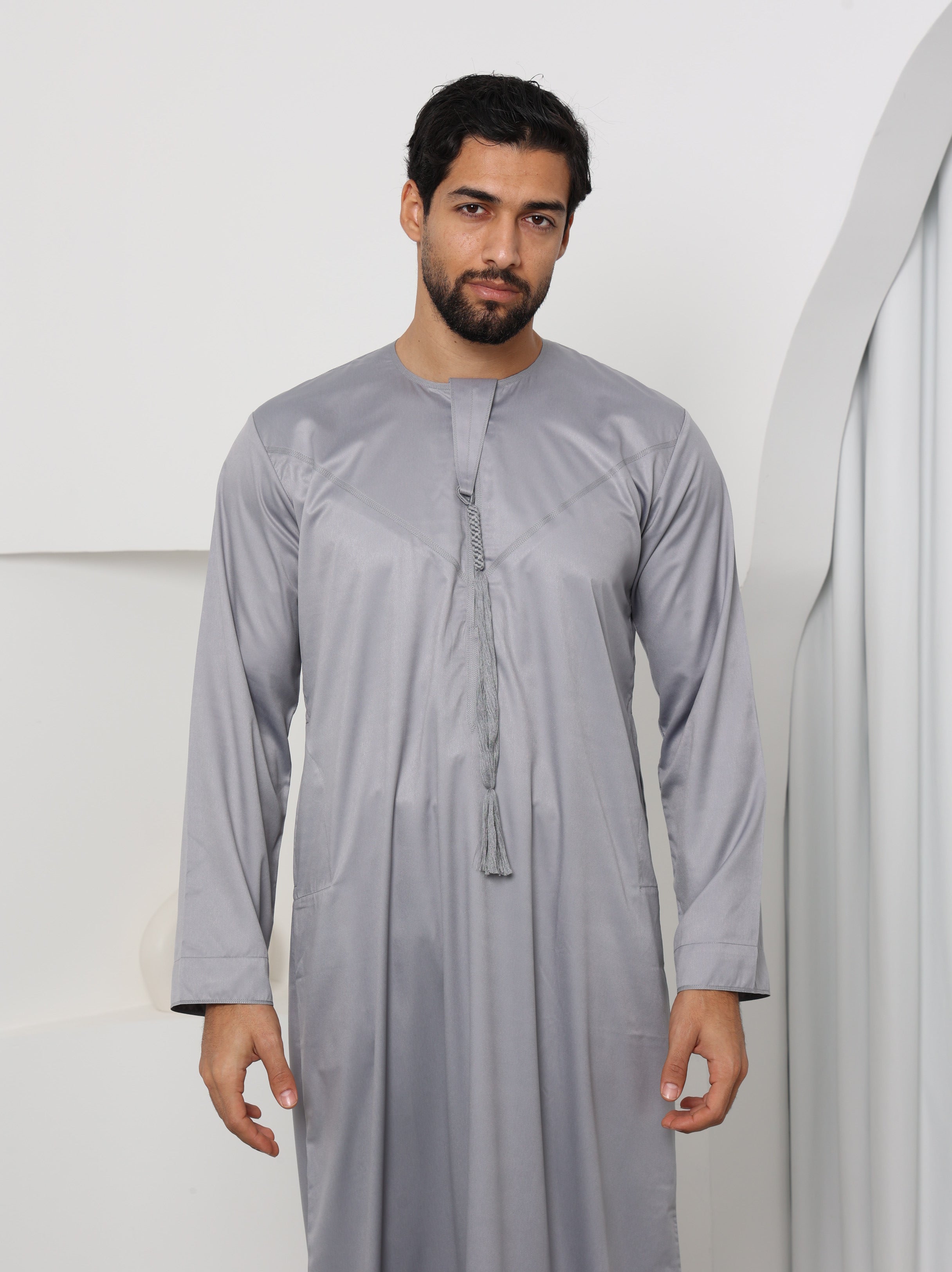 Steel Grey Emirati Thobe