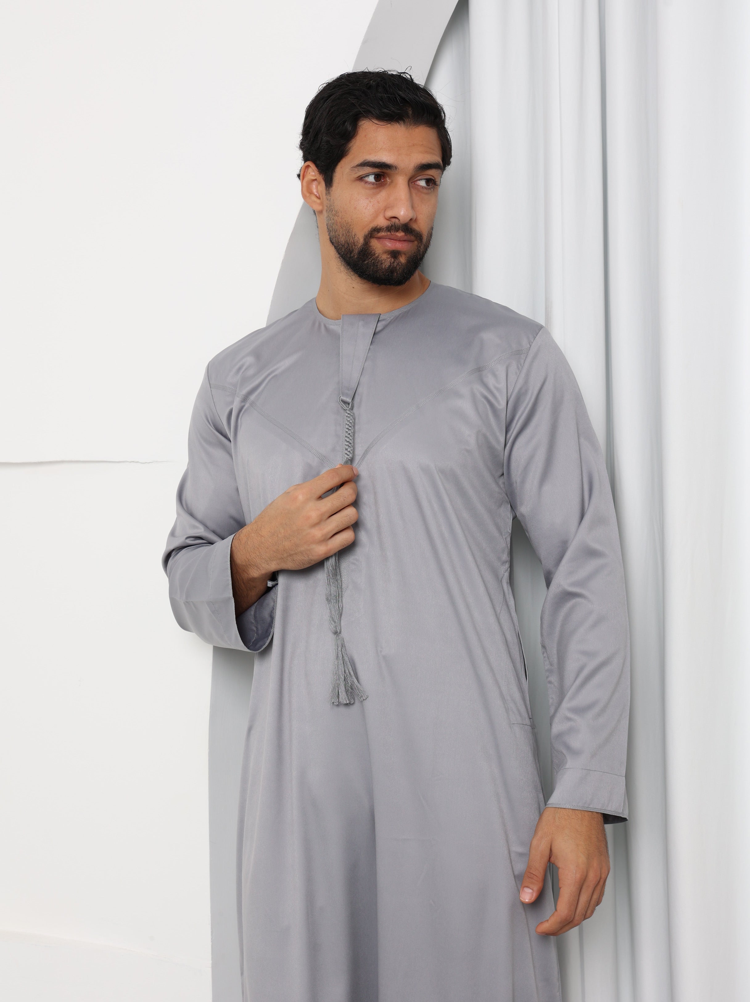 Steel Grey Emirati Thobe